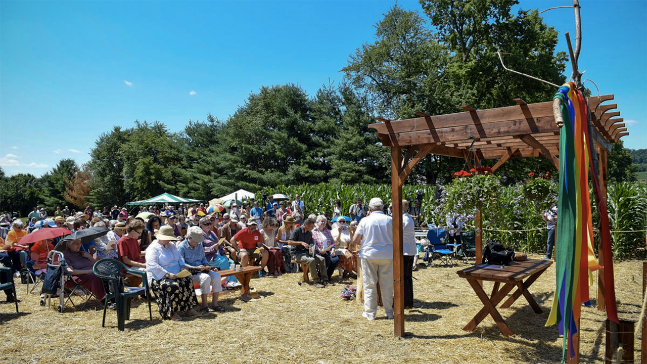 Consécration de la chapelle, le 14 juillet 2017 (Photo: wearelancastercounty.org)