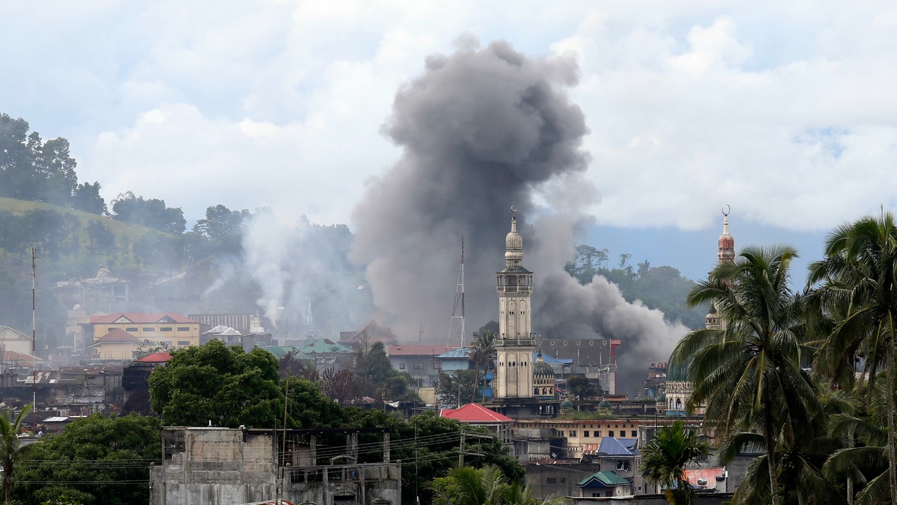 De violents combats se déroulent dans la ville de Marawi (Photo:Photoshot Stringer/Keystone)
