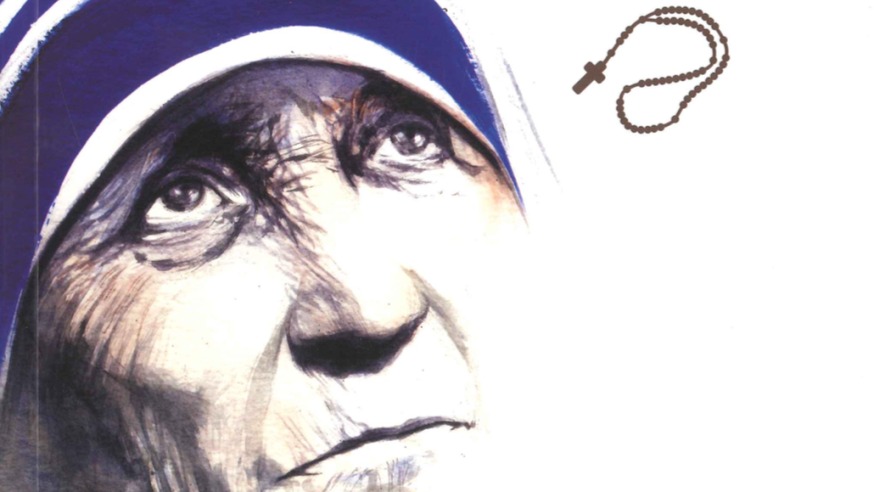 Le pape François donne en exemple au clergé macédonien "la vie dans la précarité" de Mère Teresa (Dessin tiré de la BD "Mère Teresa de Calcutta)