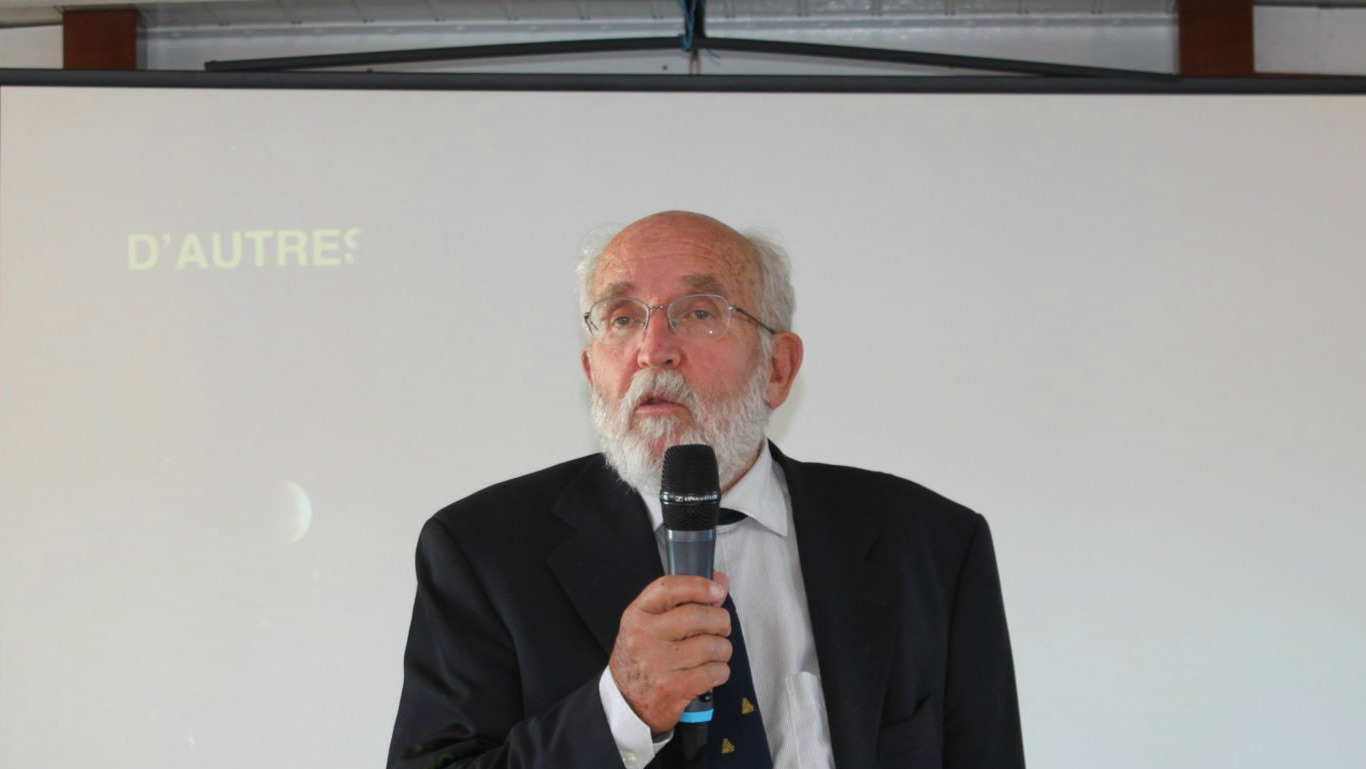 L'astrophysicien Michel Mayor a souligné que "le soleil n’est qu’une étoile parmi 200 milliards d’autres"  (Photo: Bernard Litzler)