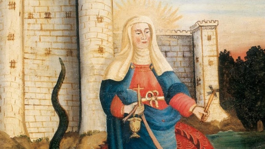 Représentation de sainte Marthe (XVIIIe siècle)