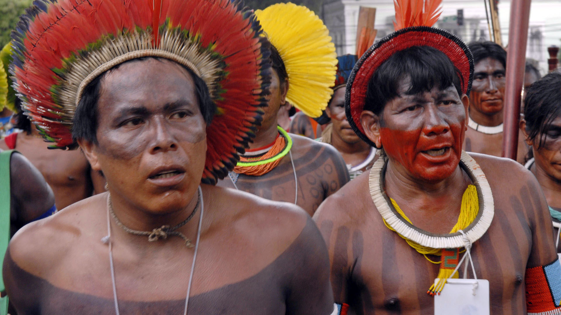 Brésil: Les indiens Kaiowa font partie des populations indigènes bénéficiant des droits ancestraux à la terre,  inscrits dans la Constitution fédérale de 1988 (Photo: Jean-Claude Gerez)