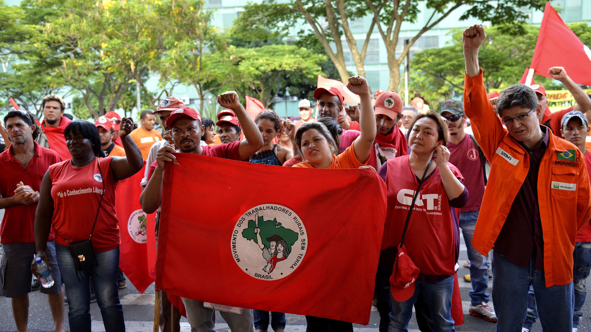 Les paysans sans terre manifestent contre la corruption. (Photo: José Cruz/CC BY-NC) 2.0