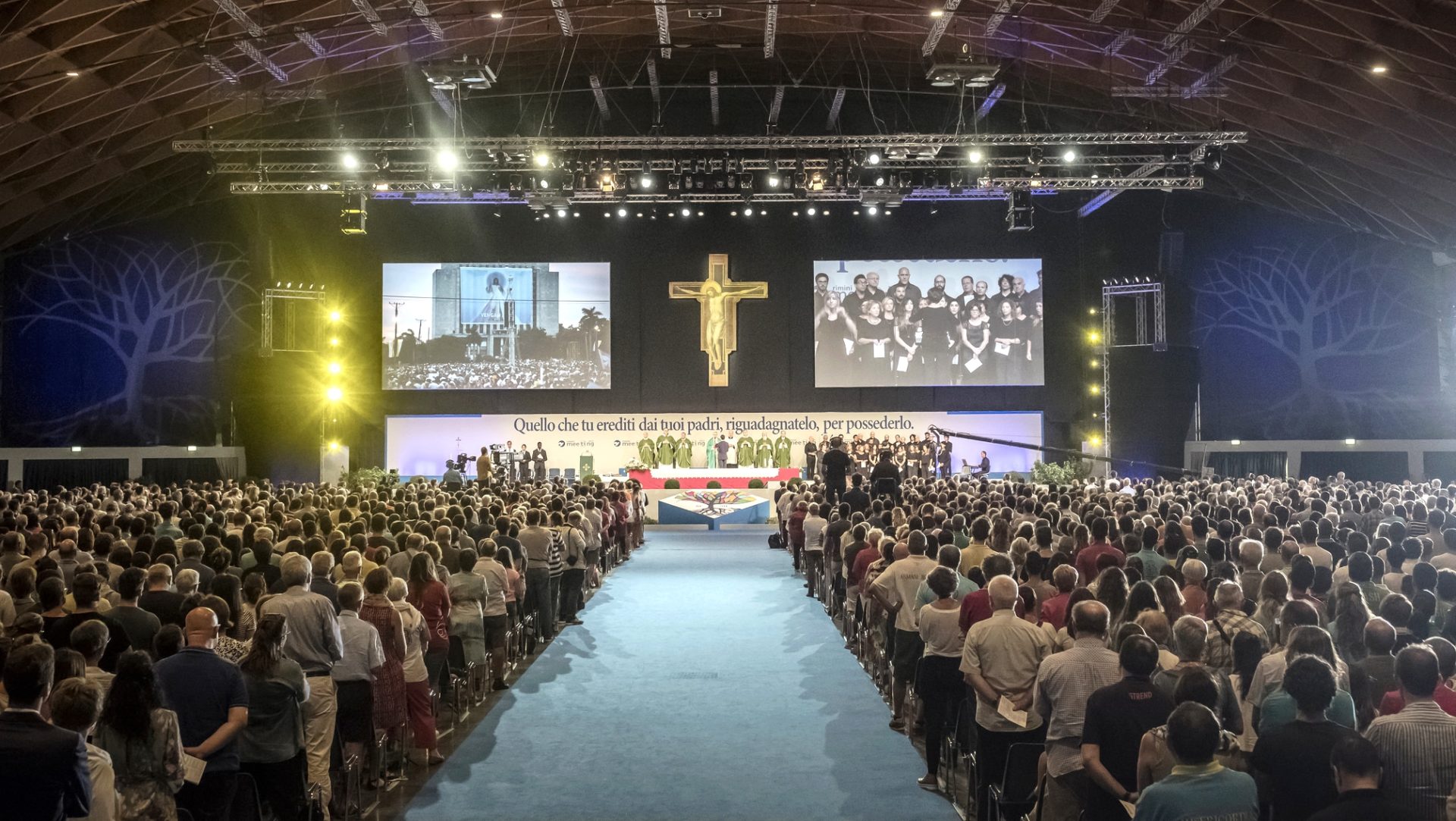 Messe d'ouverture du 38e Meeting de Rimini (photo FlickrCC BY-NC-SA 2.0)