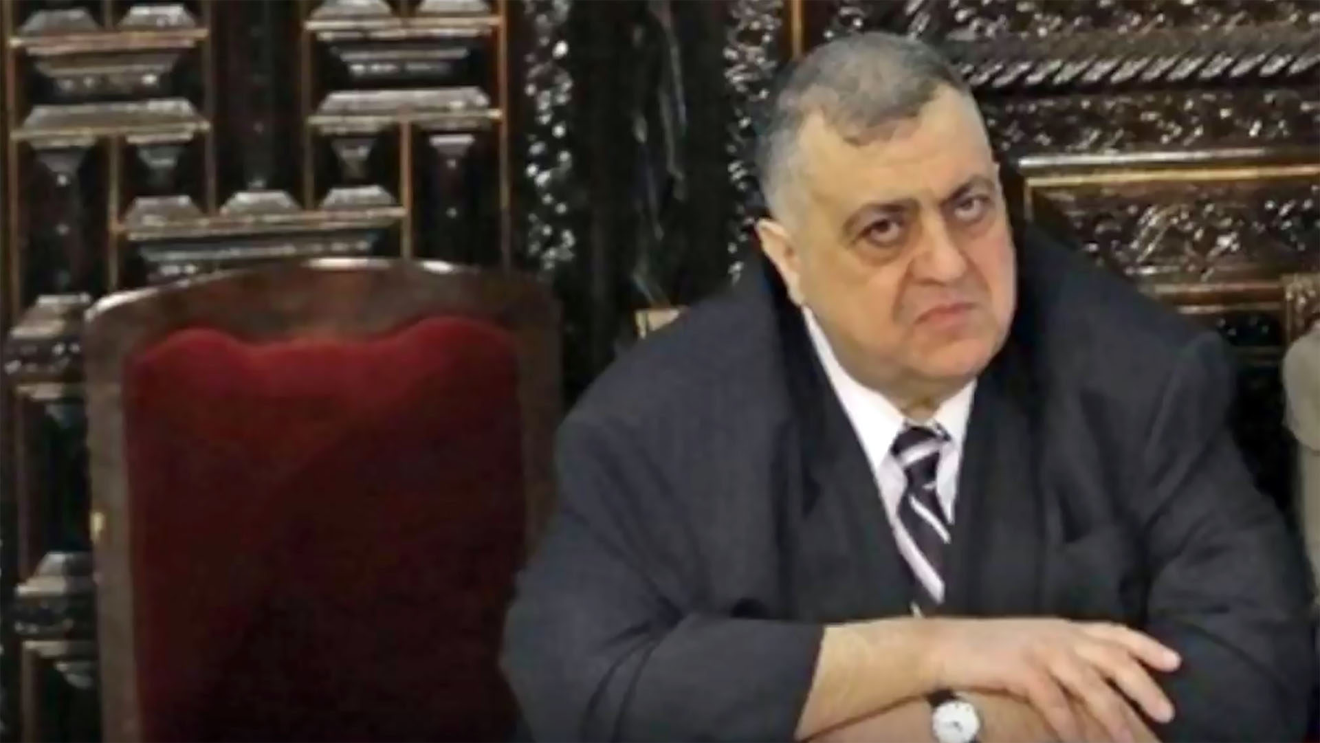 Hamoudeh Sabbagh est le premier chrétien à la présidence du Parlement syrien depuis 1940. (Photo: Youtube.com)