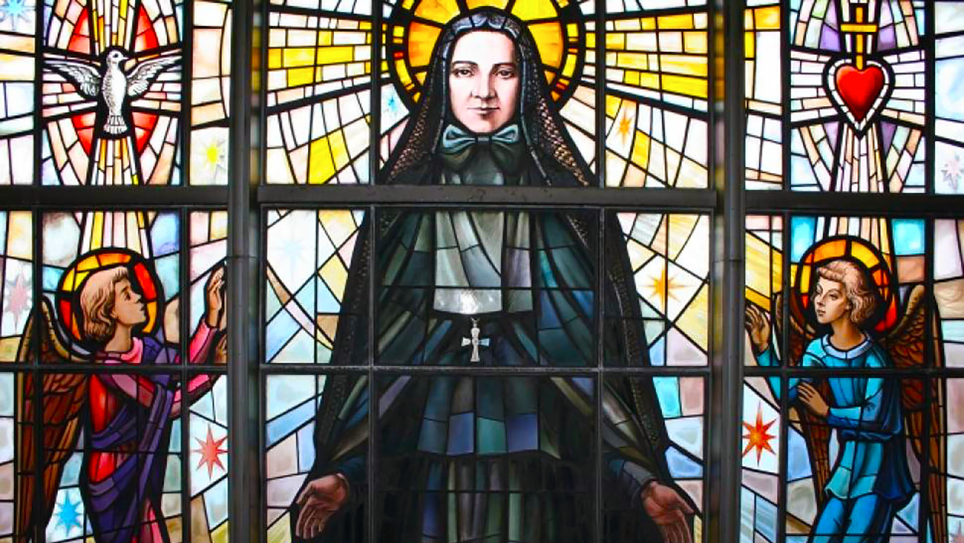 Les vitraux de sainte François-Xavière Cabrini, dans l'église éponyme de New-York (Photo: DR)