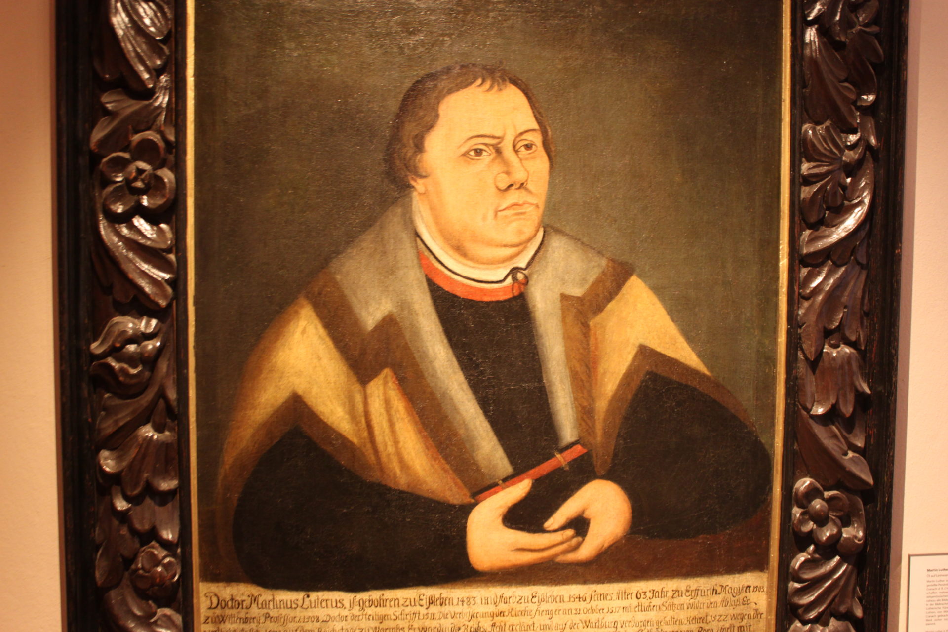 Portrait exposé à la Maison de Luther à Wittemberg | © Bernard Litzler