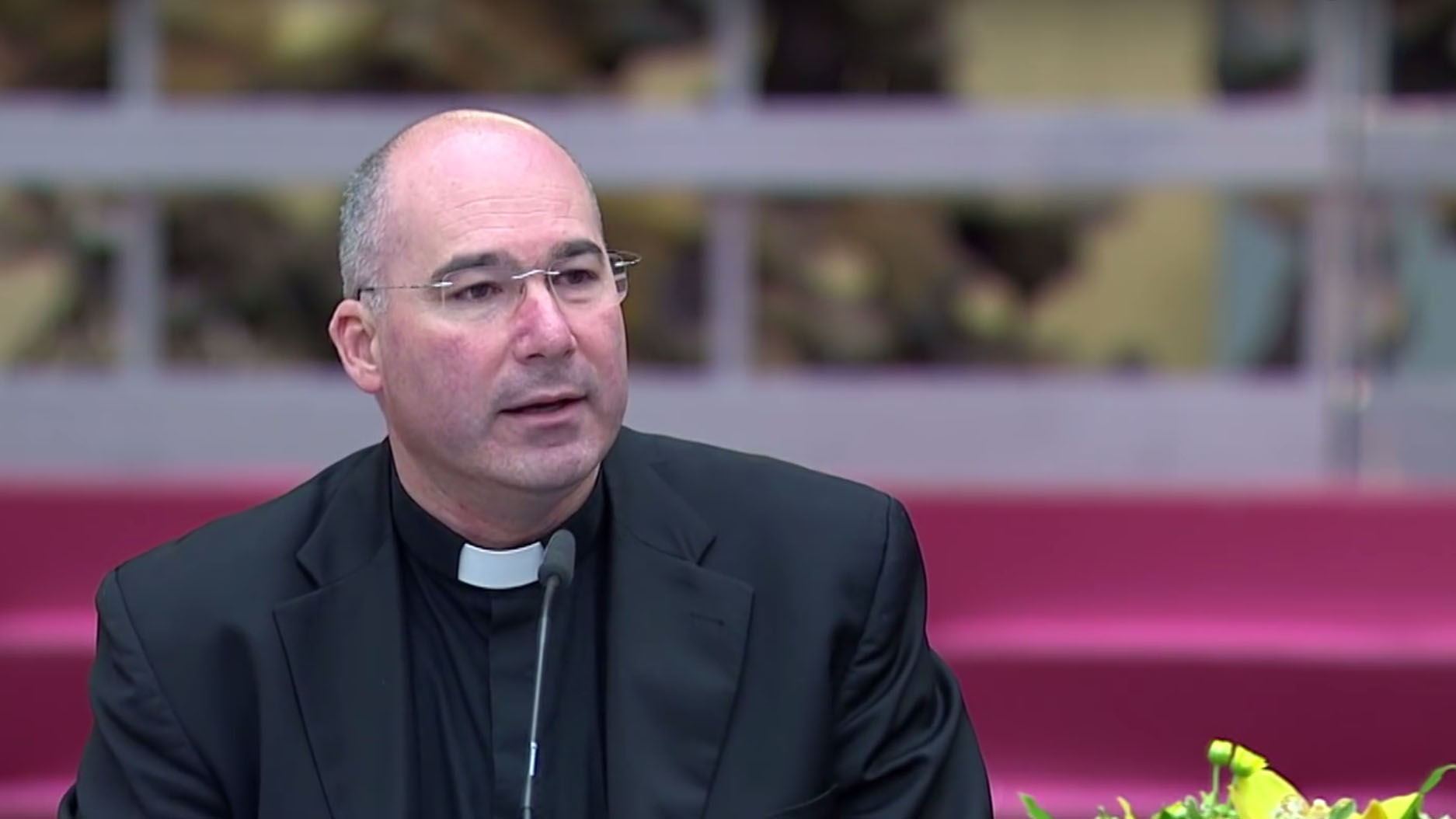 Mgr Massimo Palombella, chef du chœur pontifical de la Chapelle Sixtine depuis 2010 (Cature d'écran: Youtube.com)