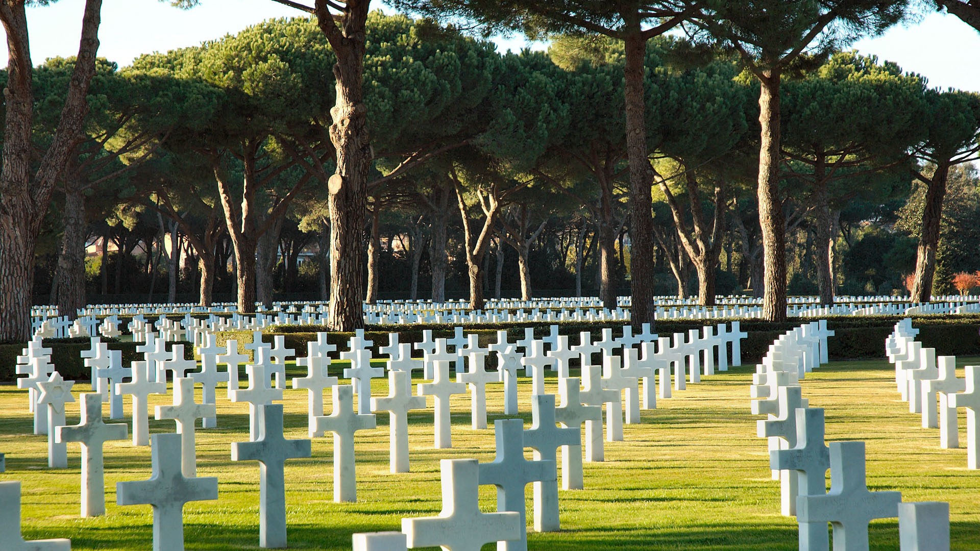 Le cimetière américain de Nettuno, au sud de Rome, est déclaré 'mémorial permanent' à la fin de la Seconde Guerre mondiale. (Photo: Wikimedia Commons/Stephen Sommerhalter/CC BY 3.0)