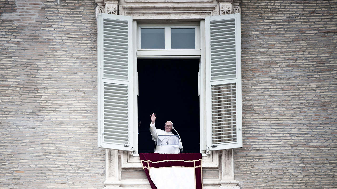 Le pape François, lors de la prière de l'Angélus | © flickr/catholicism/CC BY-NC-SA 2.0