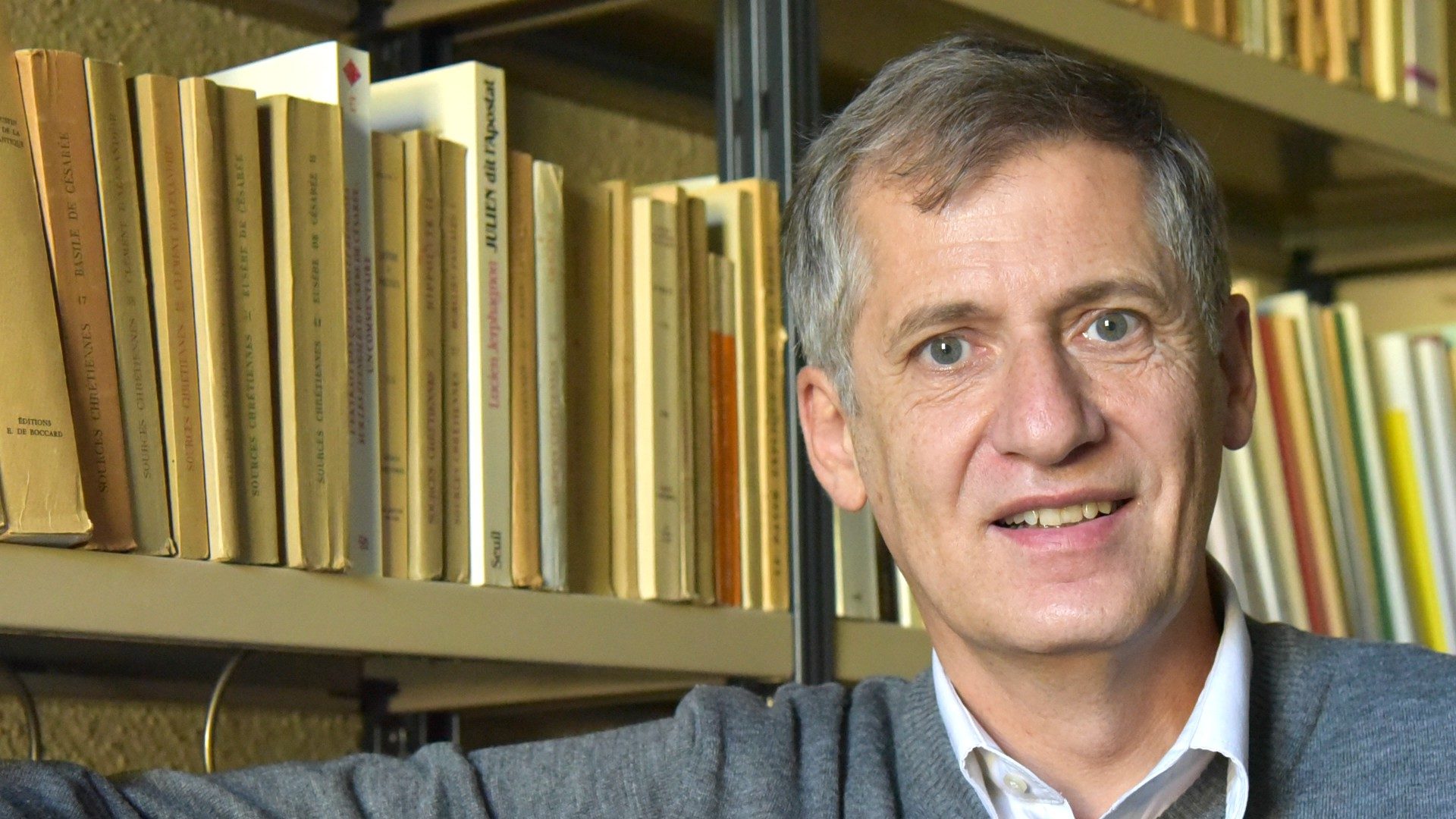 Michel Grandjean est professeur d'histoire du christianisme à l'Université de Genève (© Raphaël Zbinden)