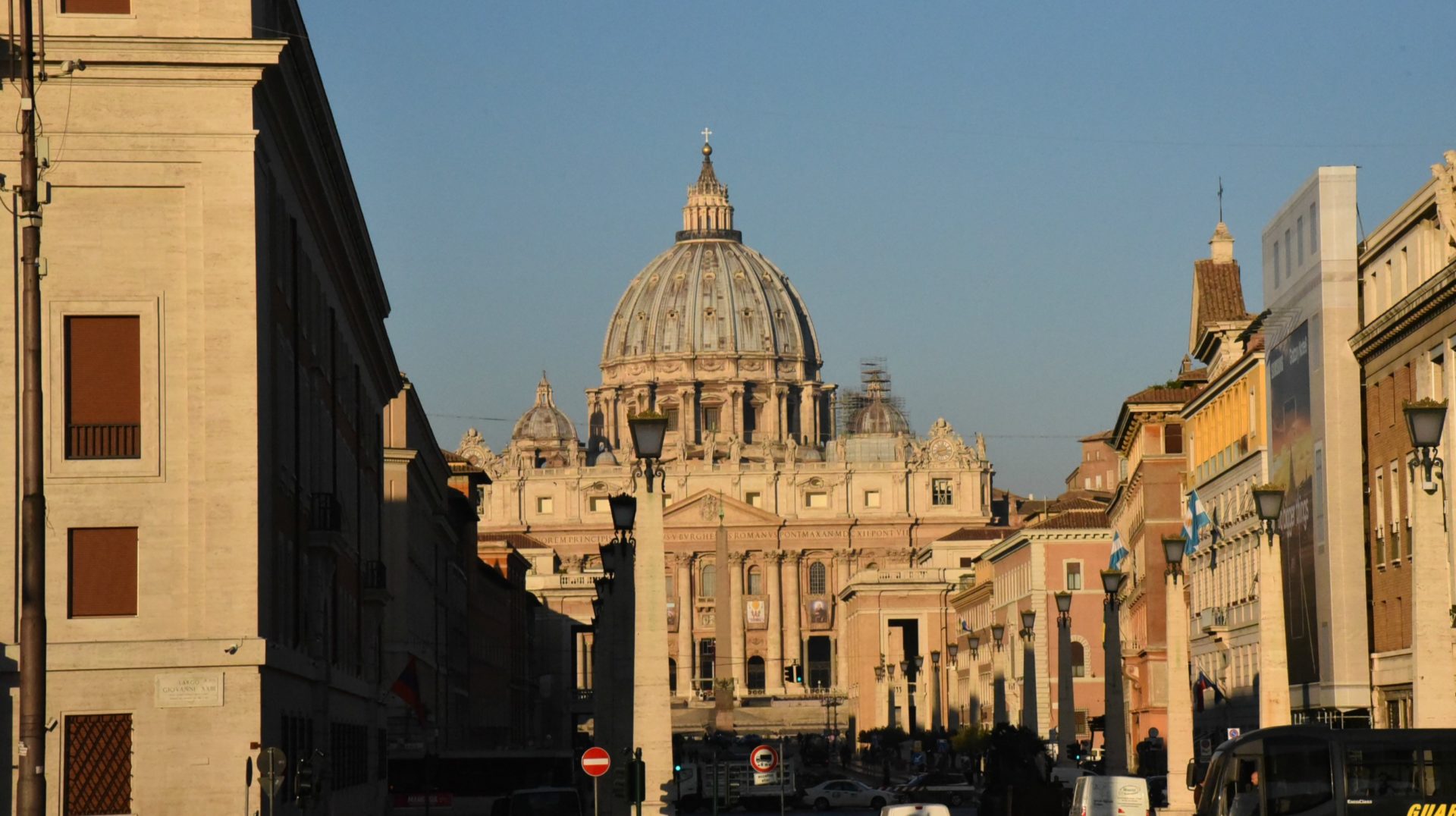 Vue de la basilique St-Pierre, à Rome (© Raphaël Zbinden)