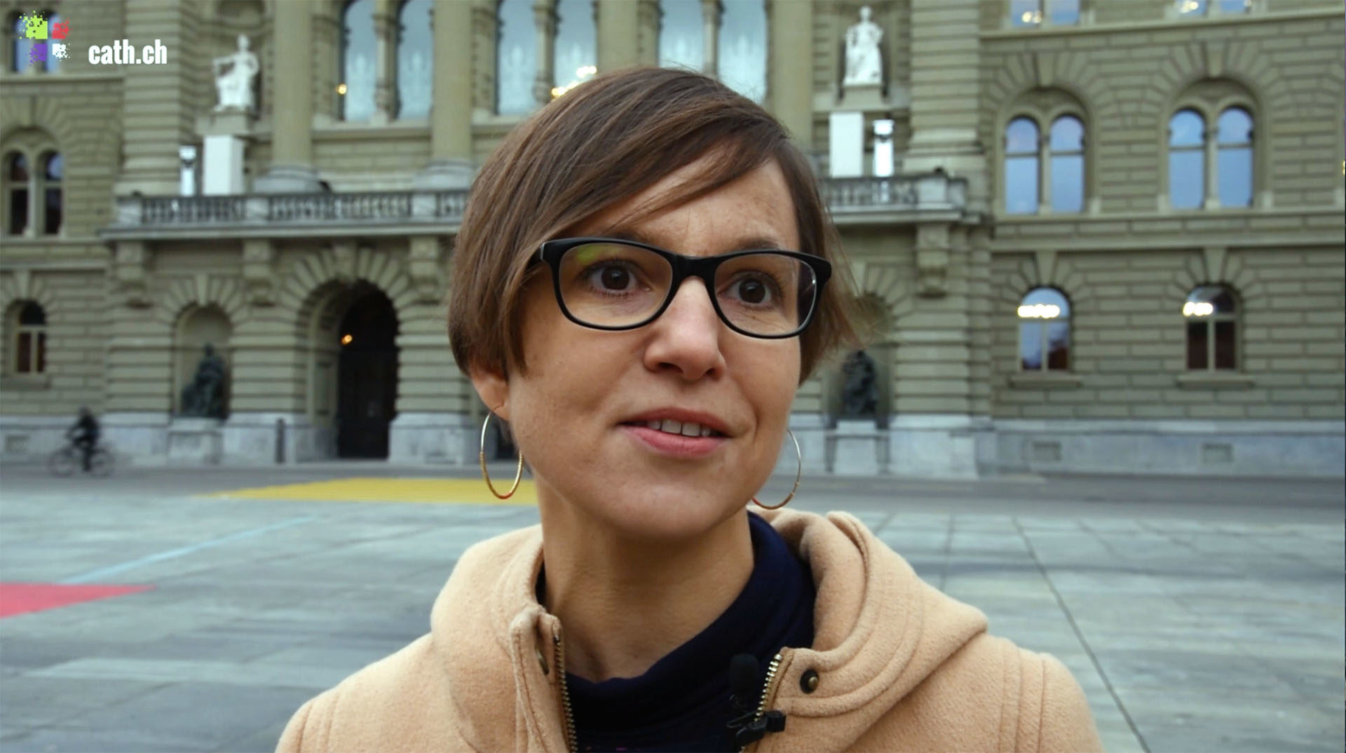 Bettina Beer-Aebi, de la FEPS (Fédération des Eglises protestantes de Suisse), a collaboré au projet de 'RESET', le Rendez-vous Bundesplatz 2017 | © Grégory Roth.