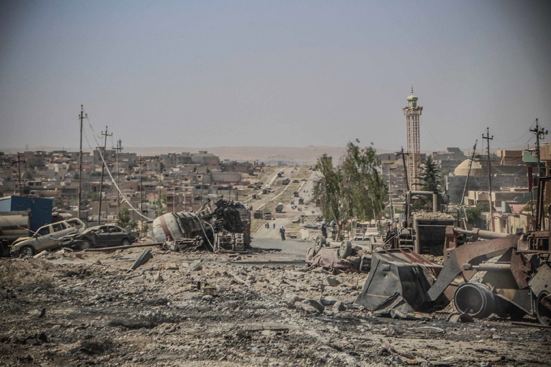 Scène de destruction à Tammuz, l’un des districts les plus importants de la ville de Mossoul, en Iraq. | ©ONU / OCHA / Themba Linden