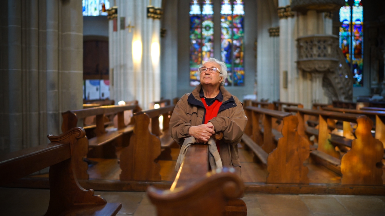 Bernard Crettaz arpente quotidiennement la cathédrale de Fribourg | © Pierre Pistoletti