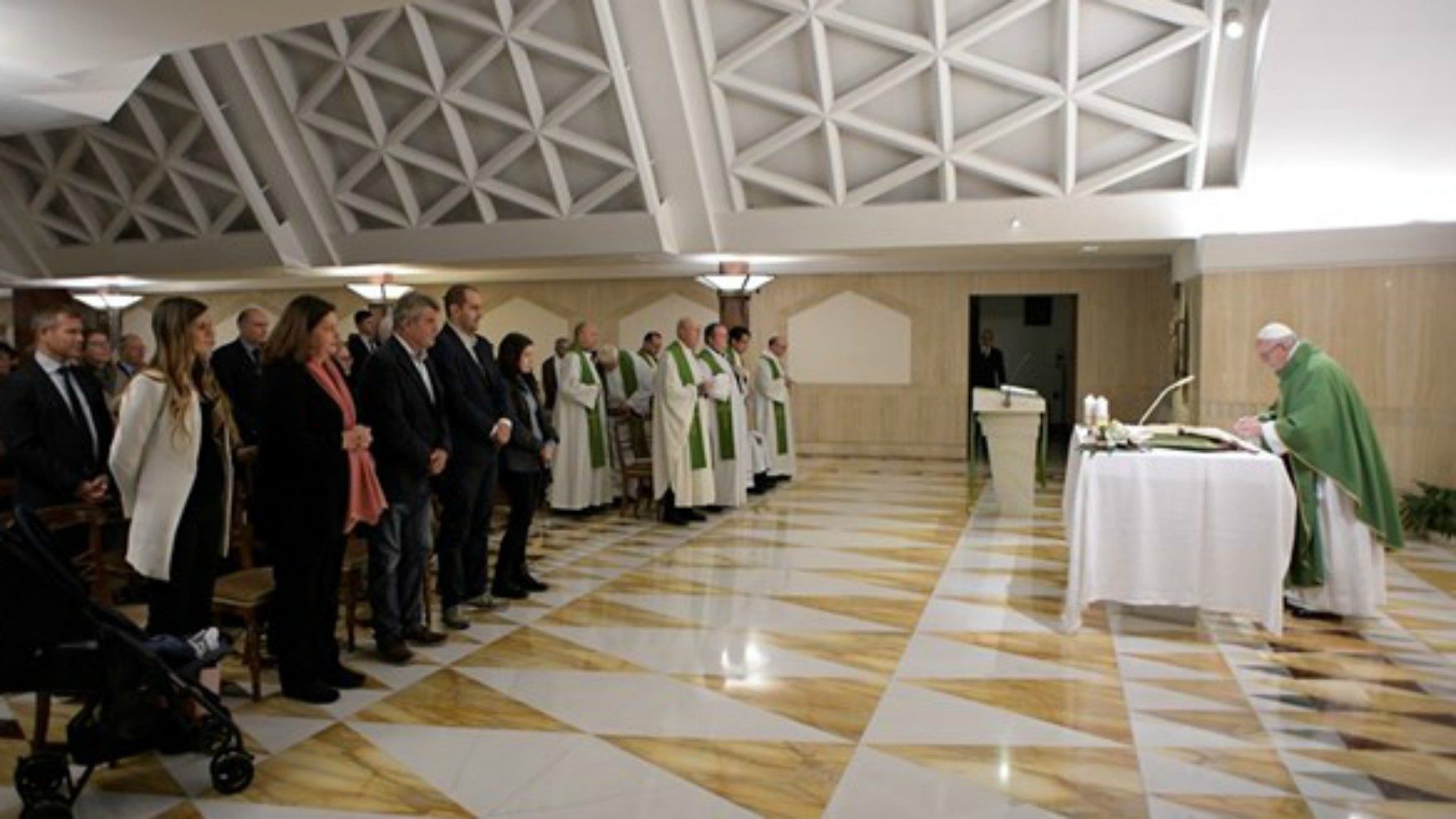 le pape François célèbre la messe à la maison Ste-Marthe  | © Radio Vatican