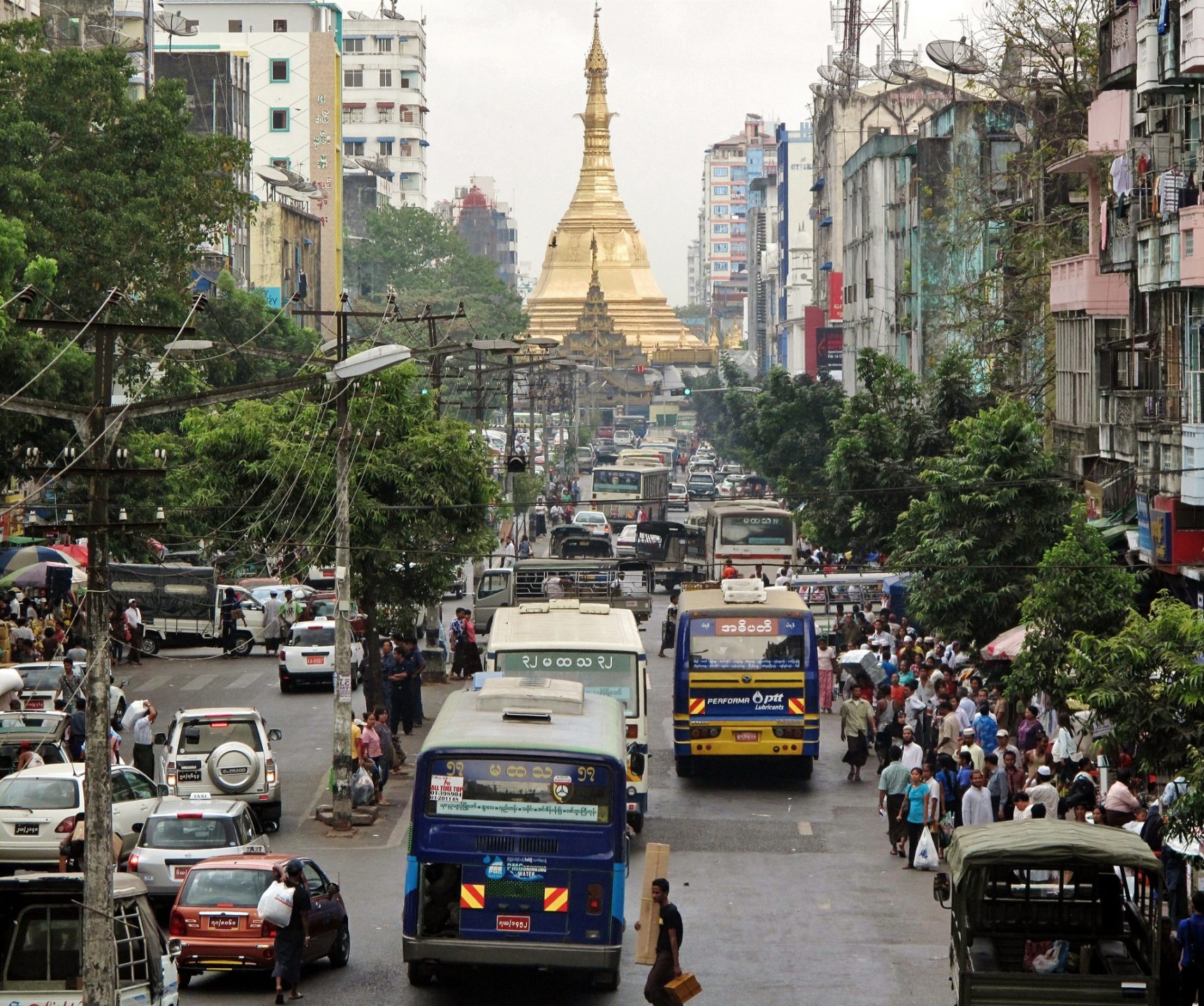 Le pape se rend en Birmanie le 26 novembre 2017. Il passera par Rangoun, la capitale du pays. | © Flickr/F. Anzola/CC BY 2.0