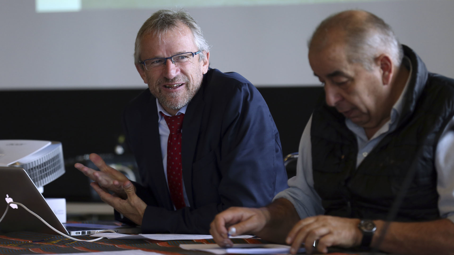 Benjamin Roduit, ici en novembre 2017 au Bouveret, succède à Yannick Buttet au Conseil national. © B. Hallet