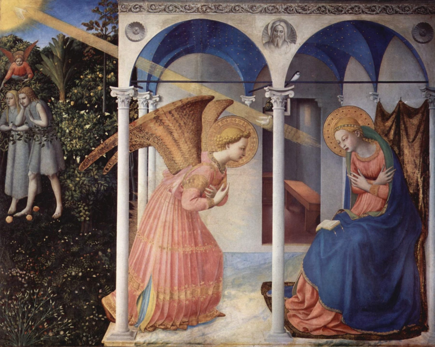 l’Annonciation, dont l’art de Fra Angelico fait une "irruption de l’extraordinaire dans l’ordinaire". 