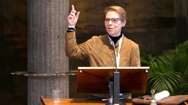 Barbara Hallensleben est professeure au Département des Sciences de la foi et des religions de l'Université de Fribourg | © Jacques Berset