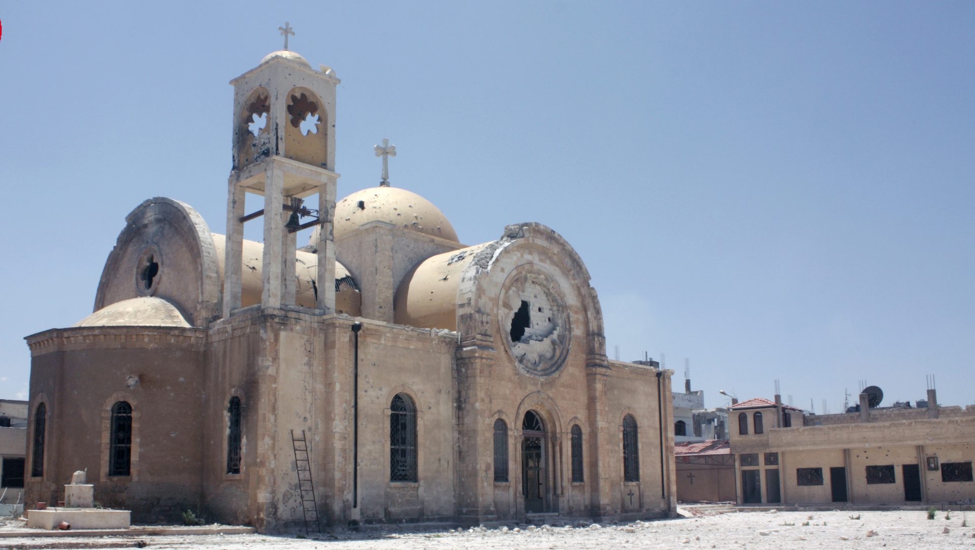 La cathédrale grecque-melkite de Homs avant sa restauration | © AED 