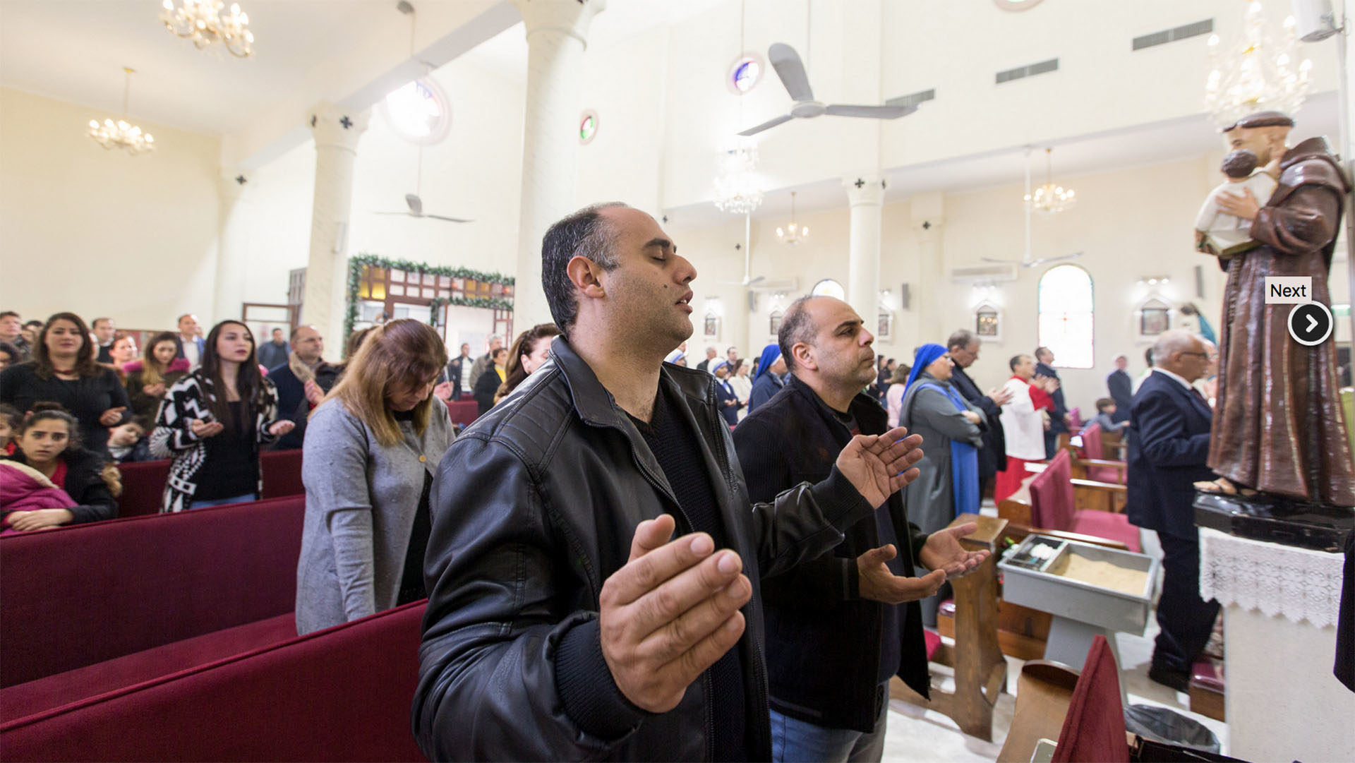 Messe dans la paroisse latine de la Sainte Famille à Gaza | © Marcin Mazur/KNA 