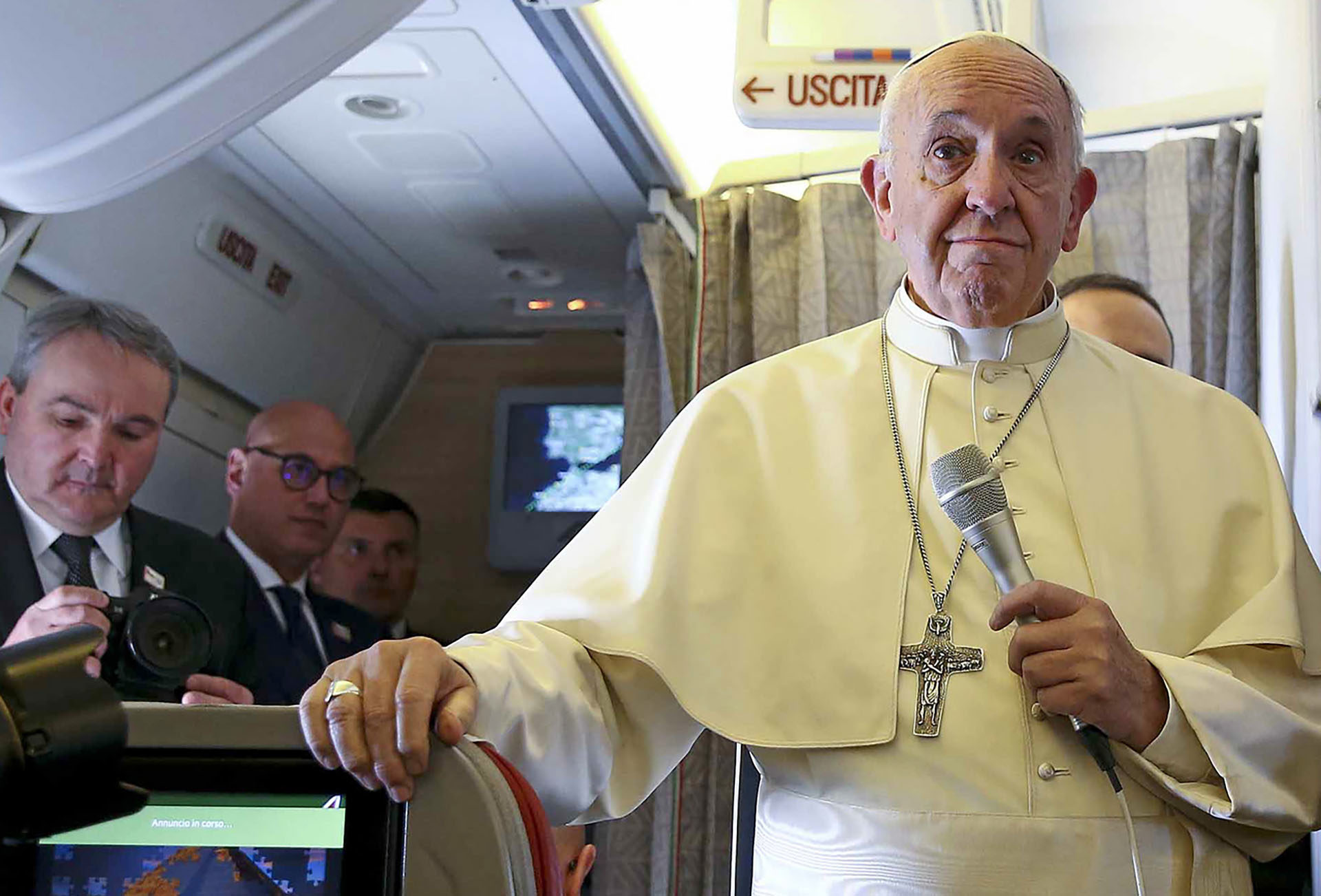 Un pape a regretté les propos tenus devant la presse au Chili. Ce n’est pas courant. | © A. Bianchi/ AP/Keystone