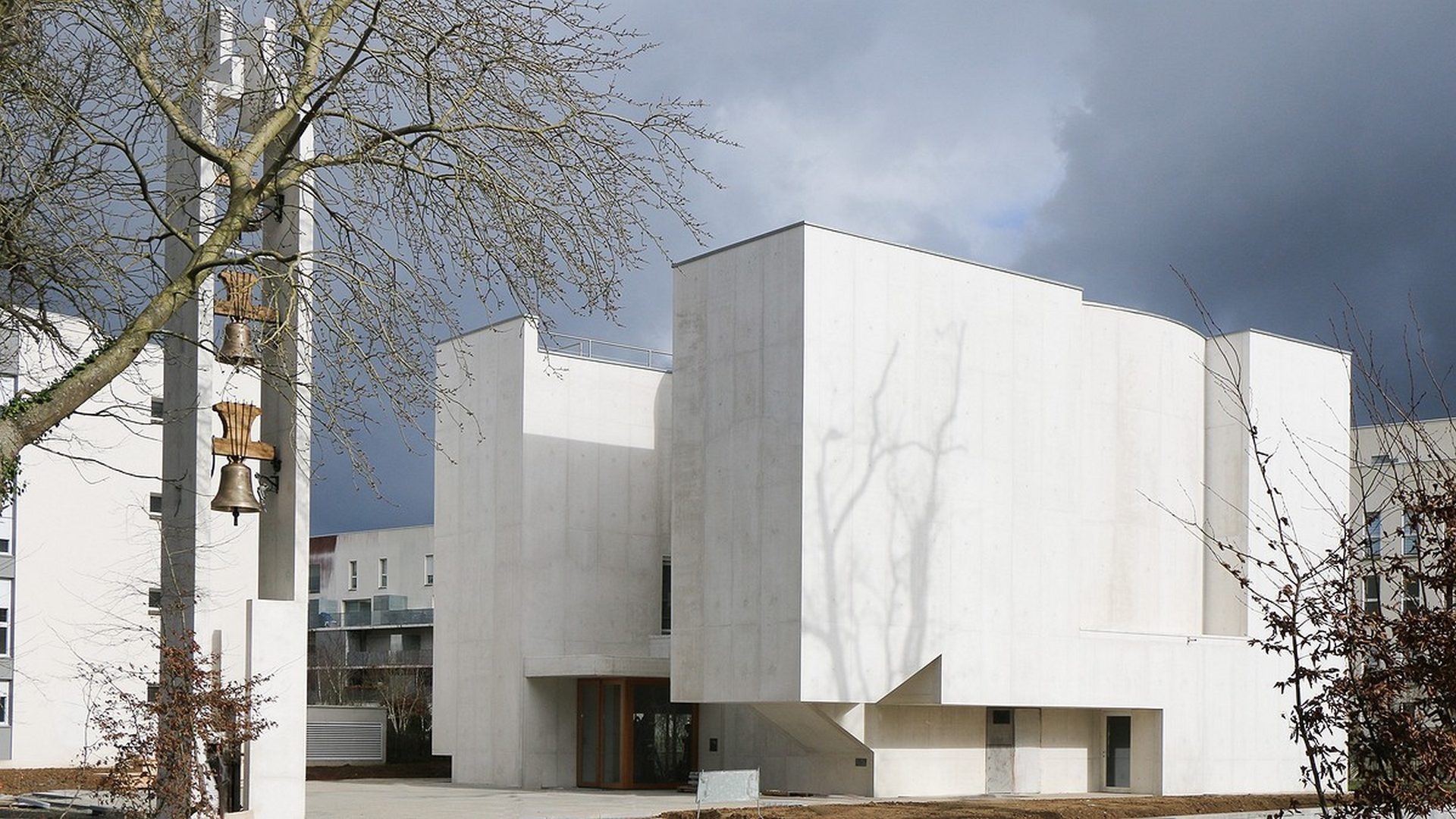 L'église de l'Anastasis (Résurrection en grec), à Saint-Jacques-de-la-Lande, dans l'agglomération rennaise est due au célèbre architecte portugais Alvaro Siza. | © diocèse de Rennes