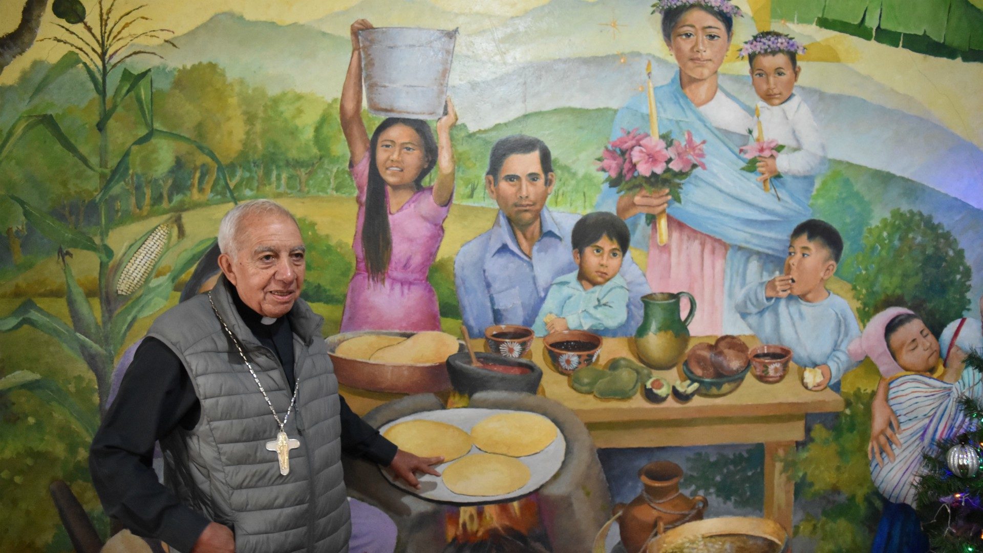 Pour des paroisses tournées vers les périphéries A Ayutla,  Mgr Hector Guerrero Cordova, évêque  de la Prélature de Mixes, dans l'Etat mexicain d'Oaxaca | © Jacques Berset