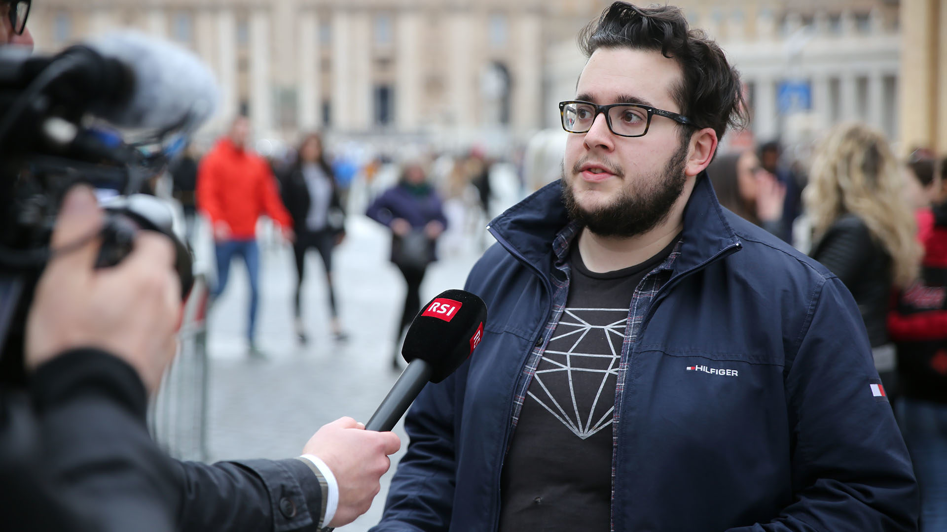 Sandro Bucher, athée, participe au pré-synode des jeunes. | © B. Hallet