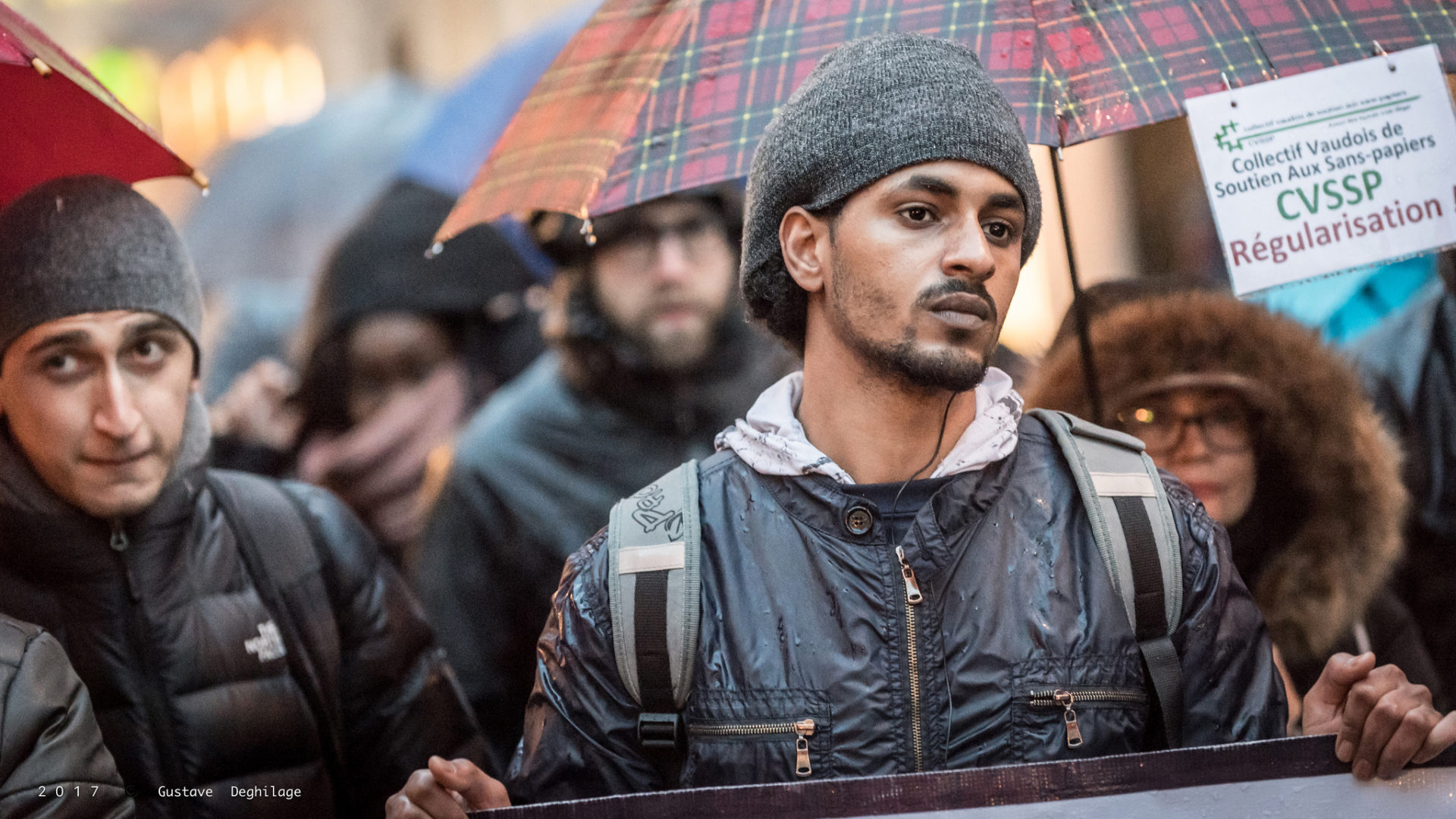 Manifestation contre le durcissement de la loi sur les étrangers, Lausanne, le 6 mars 2017 | © Gustave Deghilage / Flickr / CC BY-NC-ND 2.0