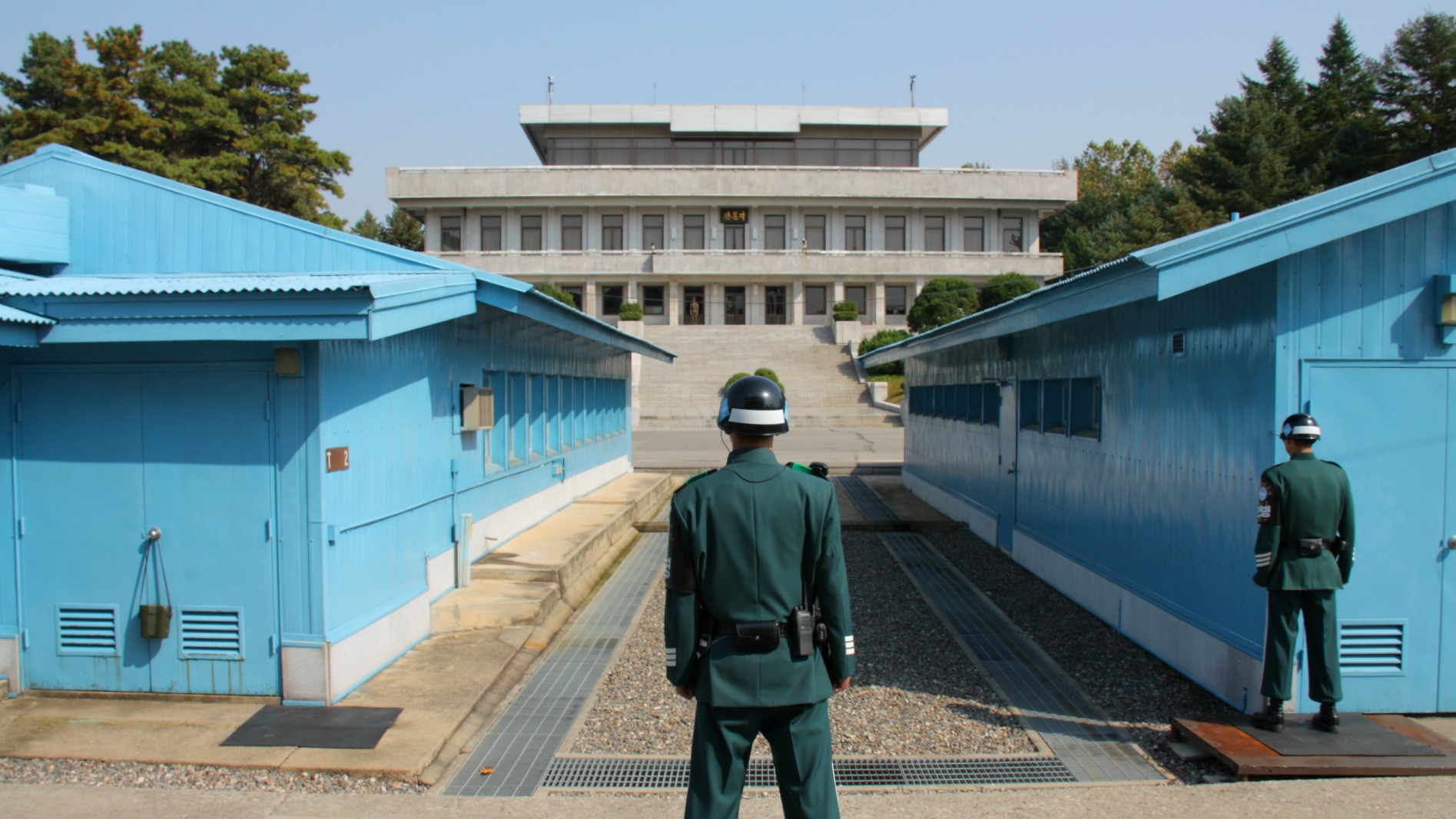 La rencontre eu lieu  à Panmunjeom, à la frontière des deux Corées (Photo:fnfbangkok/Flickr/CC BY-NC 2.0)