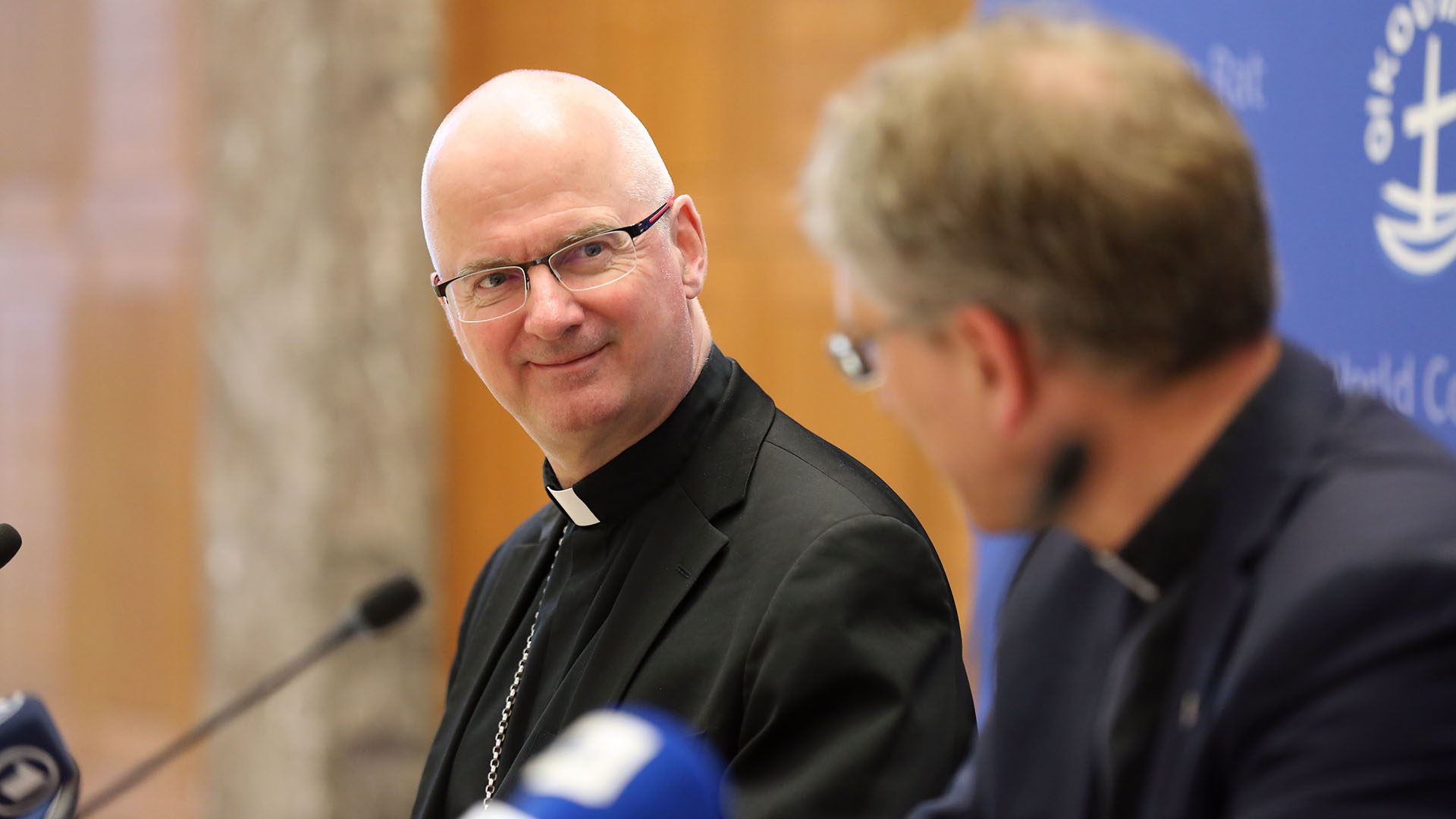 COE le 15 mai 2018. Mgr Charles Morerod, évêque de Lausanne, Genève et Fribourg. | © B. Hallet.