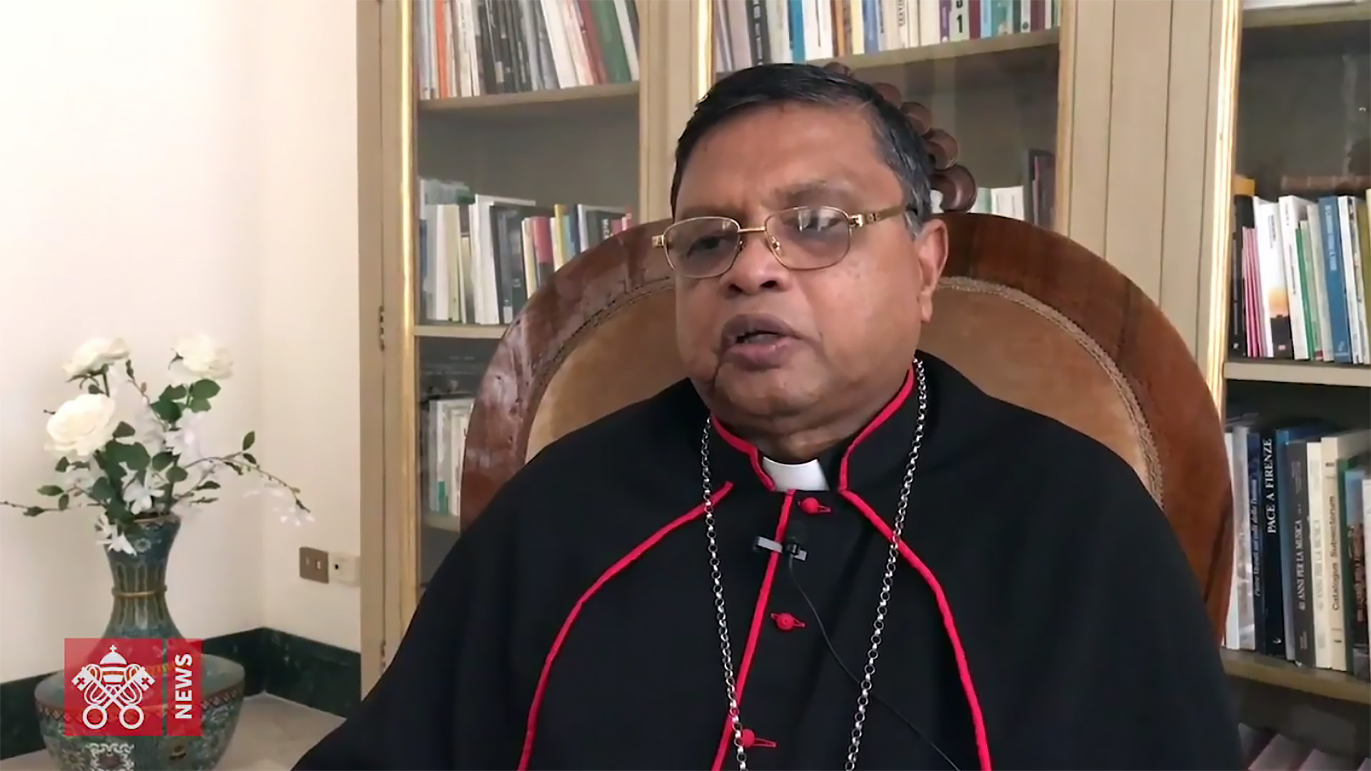Mgr James Romen Boiragi est l'évêque de Khulnâ, au Bangladesh | Youtube.com / Vatican News 