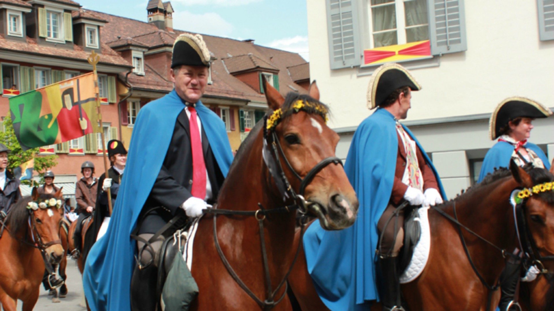 Les chevaux sont à l'honneur lors de la procession de l'Ascension de Beromünster (Photo: Tobias Neuhold/Flickr/CC BY 2.0)