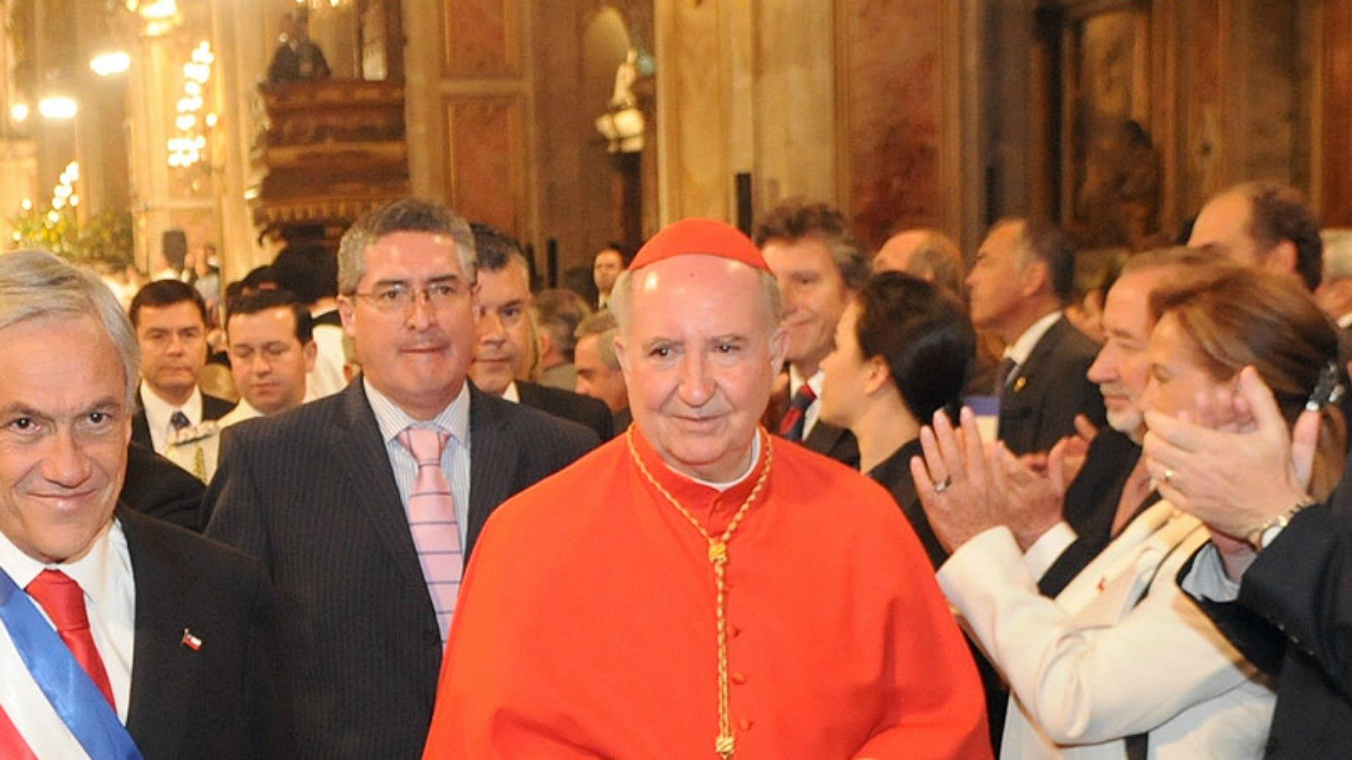 Le cardinal Francisco Errazuriz, archevêque émérite de Santiago (Photo:Gobierno de Chile/Flickr/CC BY 2.0)