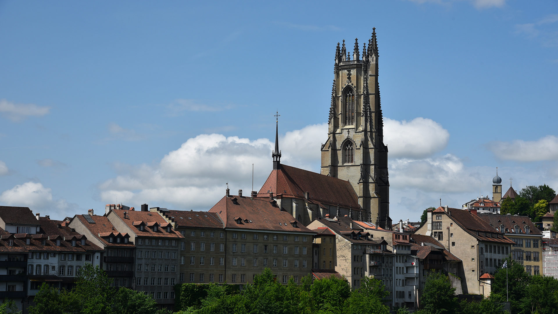 La cathédrale de Fribourg où se trouve le siège de l'évêque de Lausanne, Genève et Fribourg | © Pierre Pistoletti