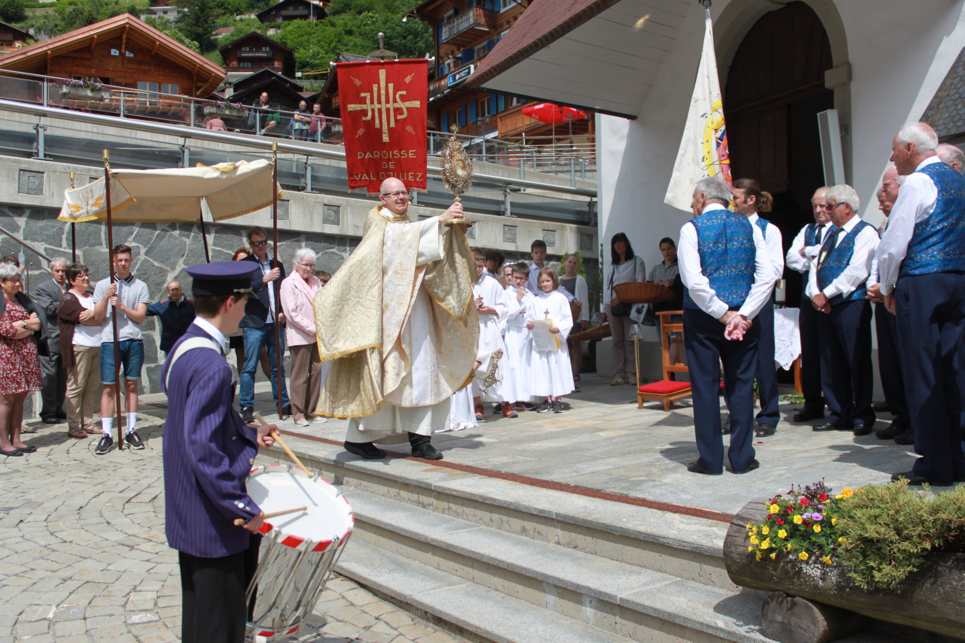 Fête-Dieu à Val d'Illiez (VS), le 31 mai 2018 ¦ © Bernard Litzler