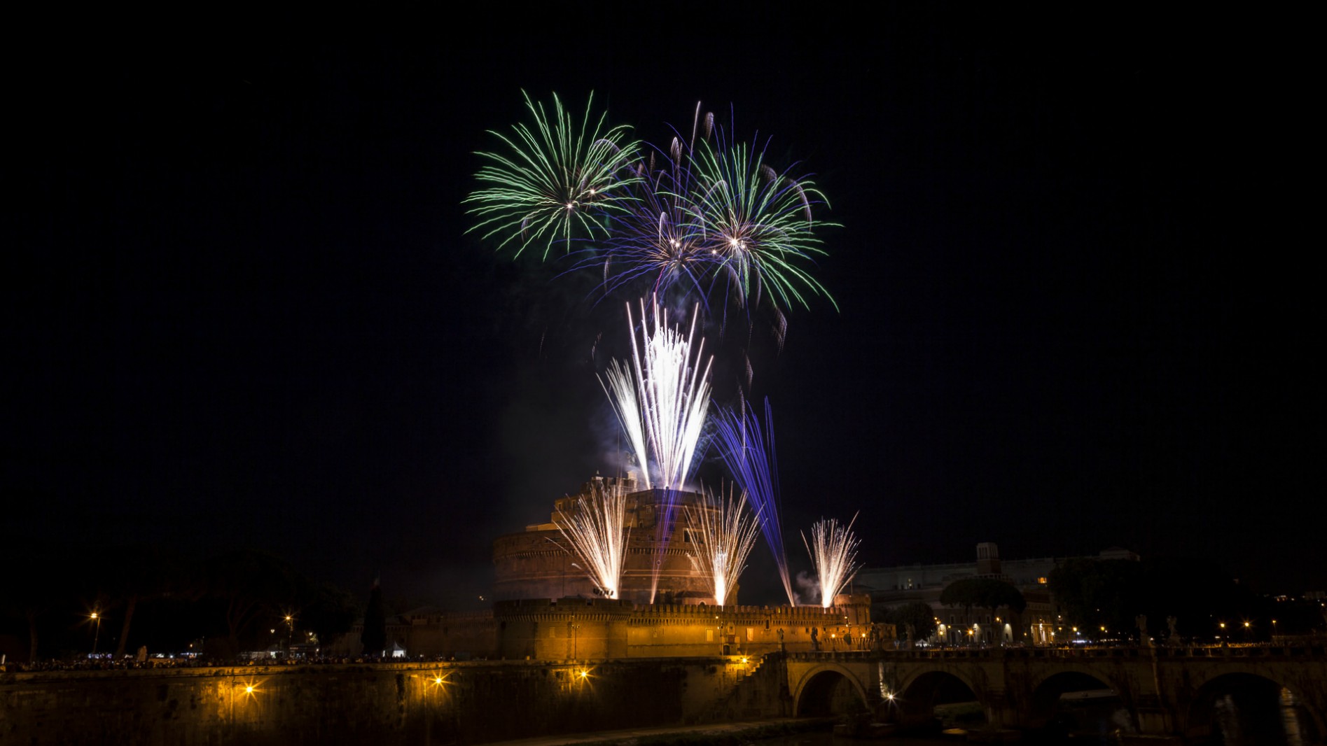 La Girandola est une tradition romaine (ici en 2015) (Photo: Simone Gianolio/Flickr/CC BY-NC-ND 2.0)