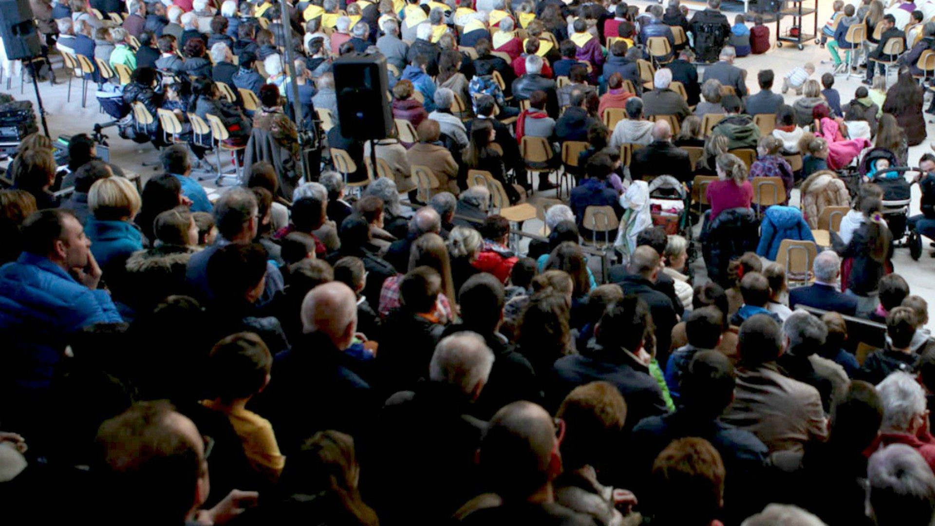 La majorité des fidèles pourront s'asseoir pendant la messe du pape | photo d'illustration: ©Bernard Hallet