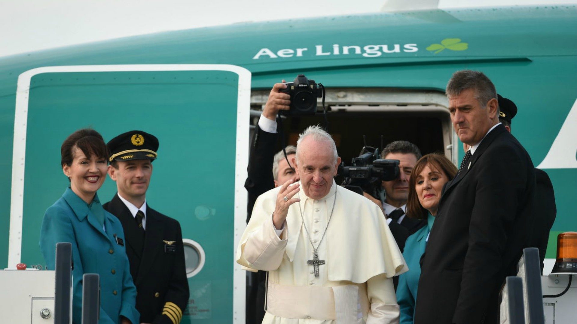 Le pape François a quitté l'Irlande le 26 août 2018 | © Joe Giddens/Keystone