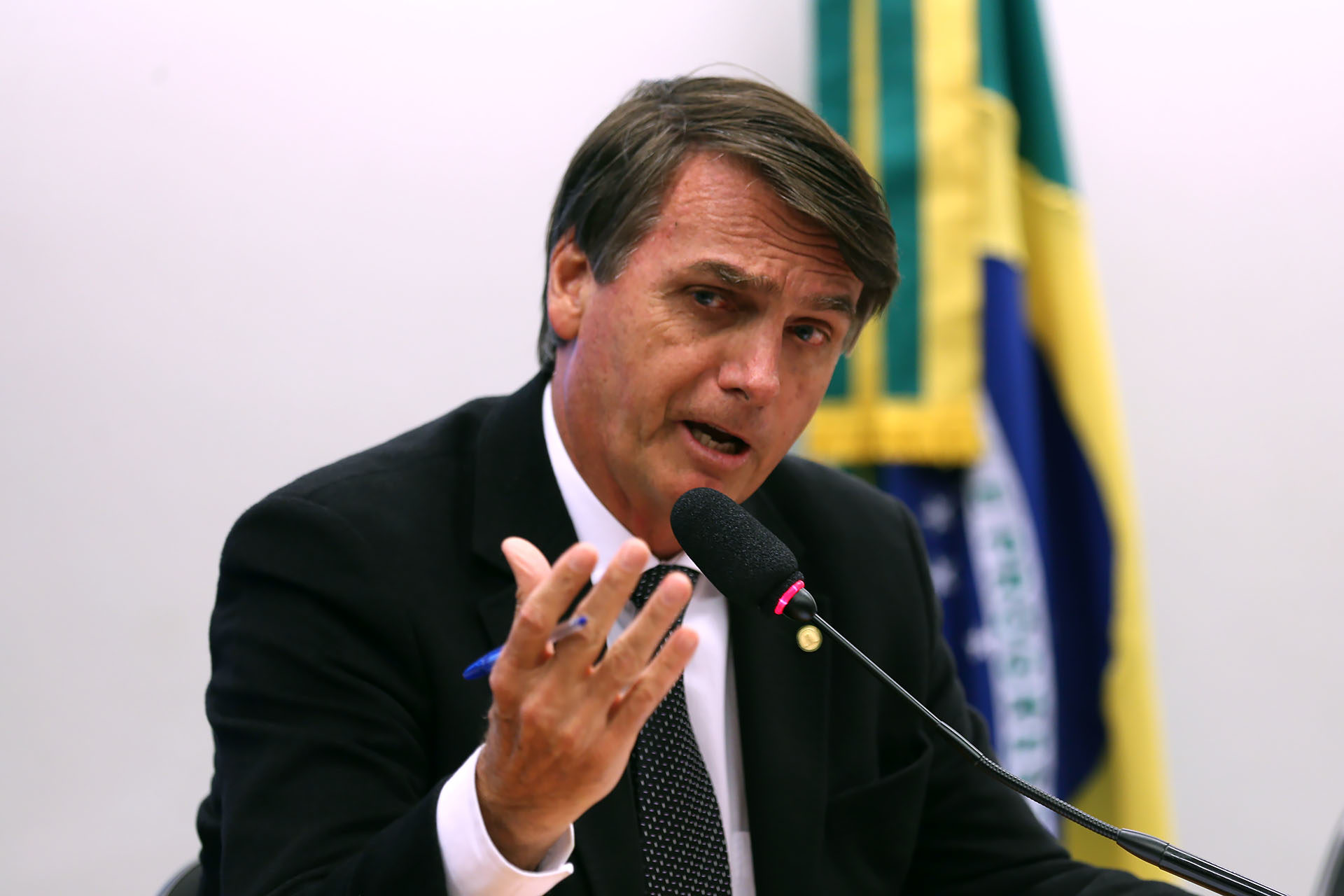 Jair Bolsonaro, du Parti social libéral, est soutenu par des responsables de mouvements évangéliques (Photo: Wikimedia commons/F. Rodrigues/CC BY 2.0)