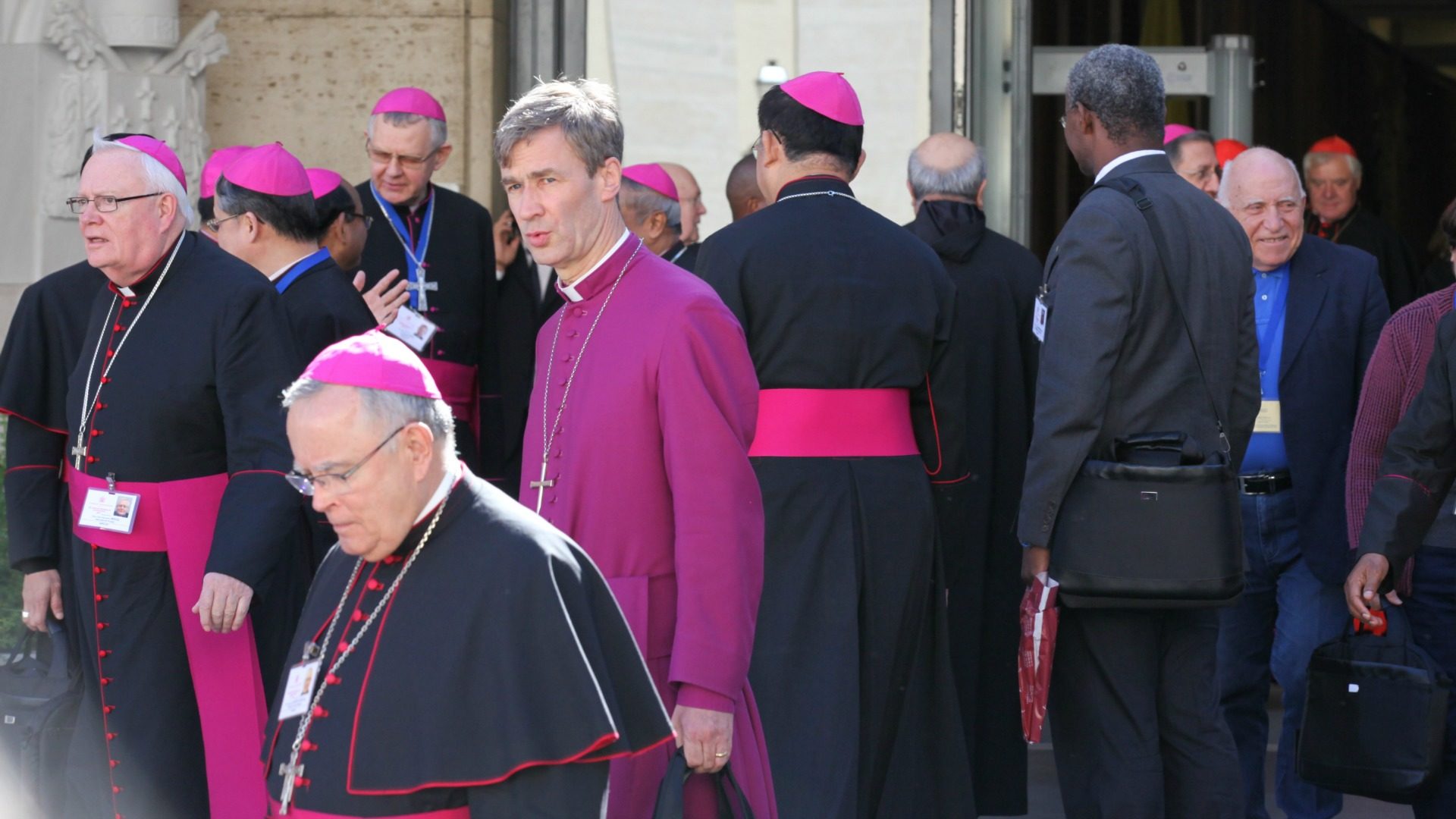 Le pape a exhorté les évêques à être des hommes d'union. | © B. Hallet