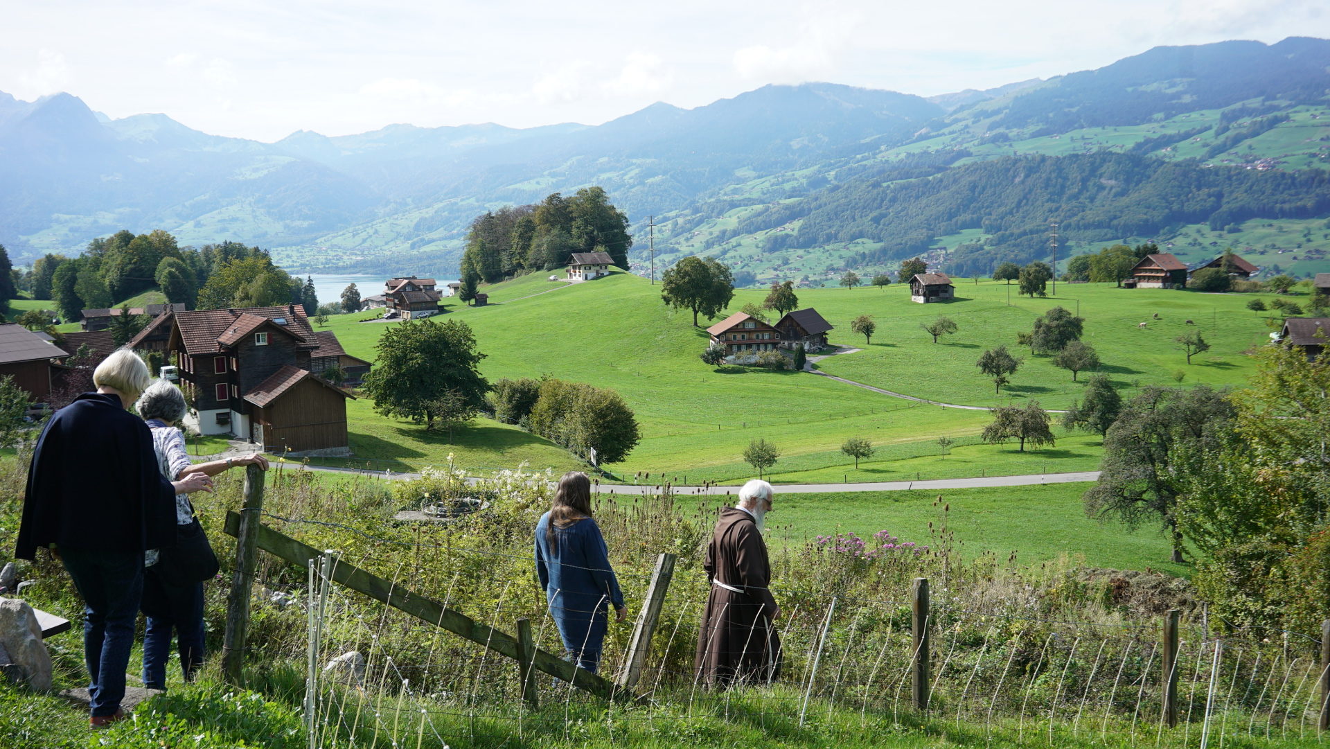 Les participants ont visité les jardins du "Zentrum Ranft" (OW) | © Vera Rüttimann