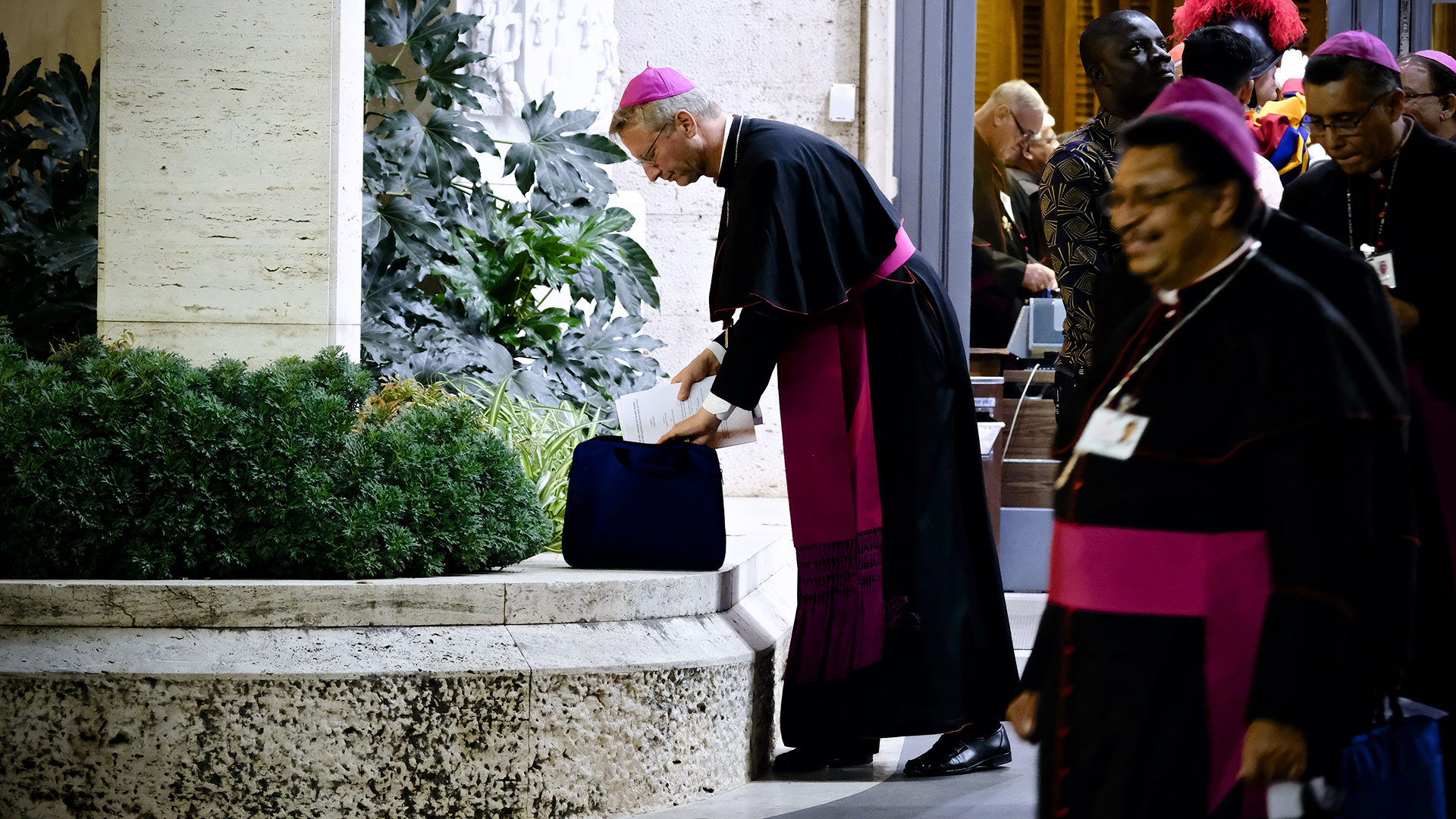 Mgr Alain de Raemy est intervenu en assemblée plénière le 18 octobre 2018 | © Oliver Sittel