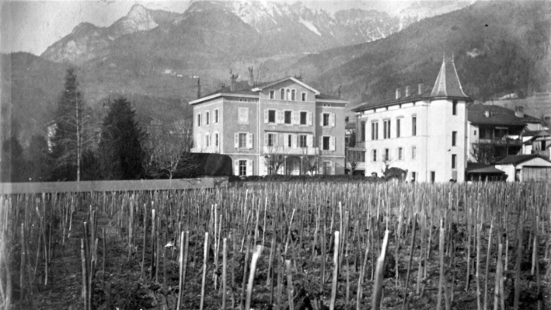 Le pensionnat Sainte-Clotilde, à Aigle, avait été fondé en 1881 (Photo:notrehistoire.ch)