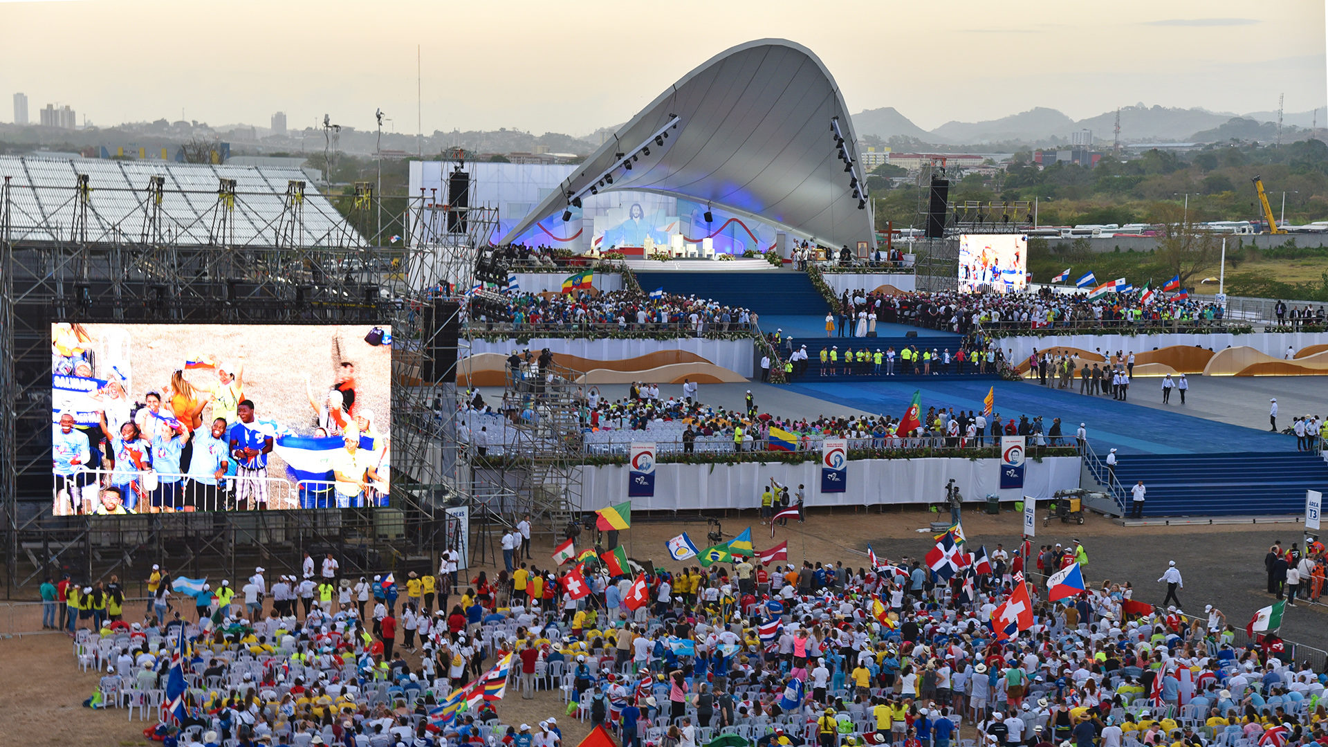 Les jeunes, ici à Panama, se retrouveront à Lisbonne début août 2023 | © Grégory Roth