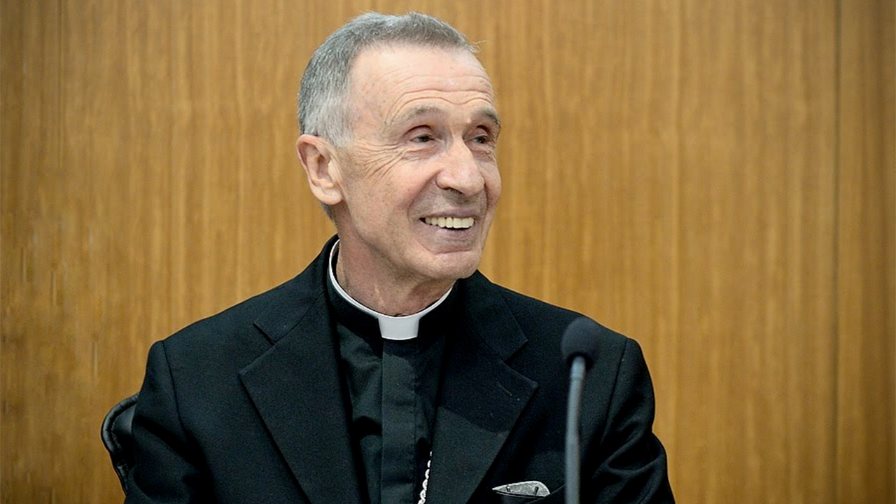 Mgr Luis F. Ladaria Ferrer, préfet du Dicastère pour la doctrine de la foi, a fait le déplacement. | Capture écran