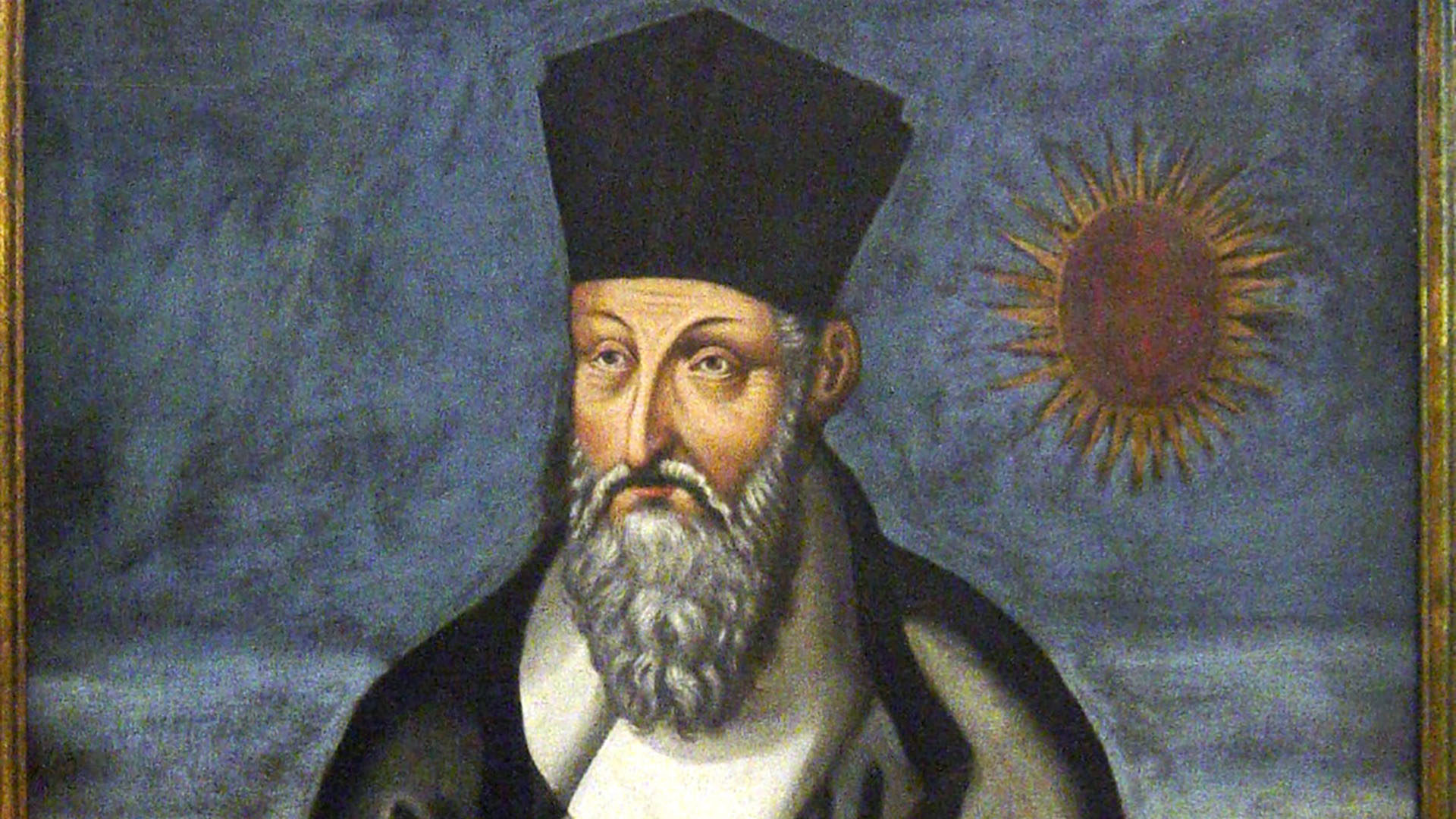 Matteo Ricci en lettré confucéen (ici peint par le jésuite chinois Yu Wen-hui, dit Emmanuel Pereira, en 1610). | © /Flickr/Romanus_too/CC BY-NC-ND 2.0