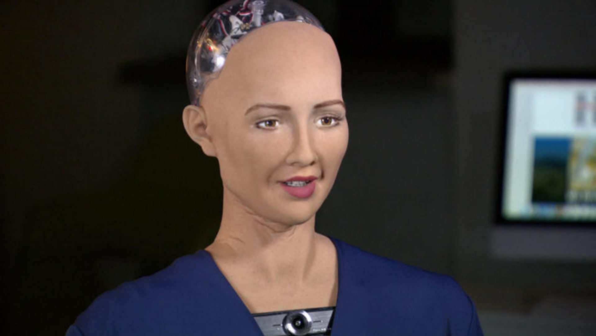 Le robot humanoïde Sophia | DR
